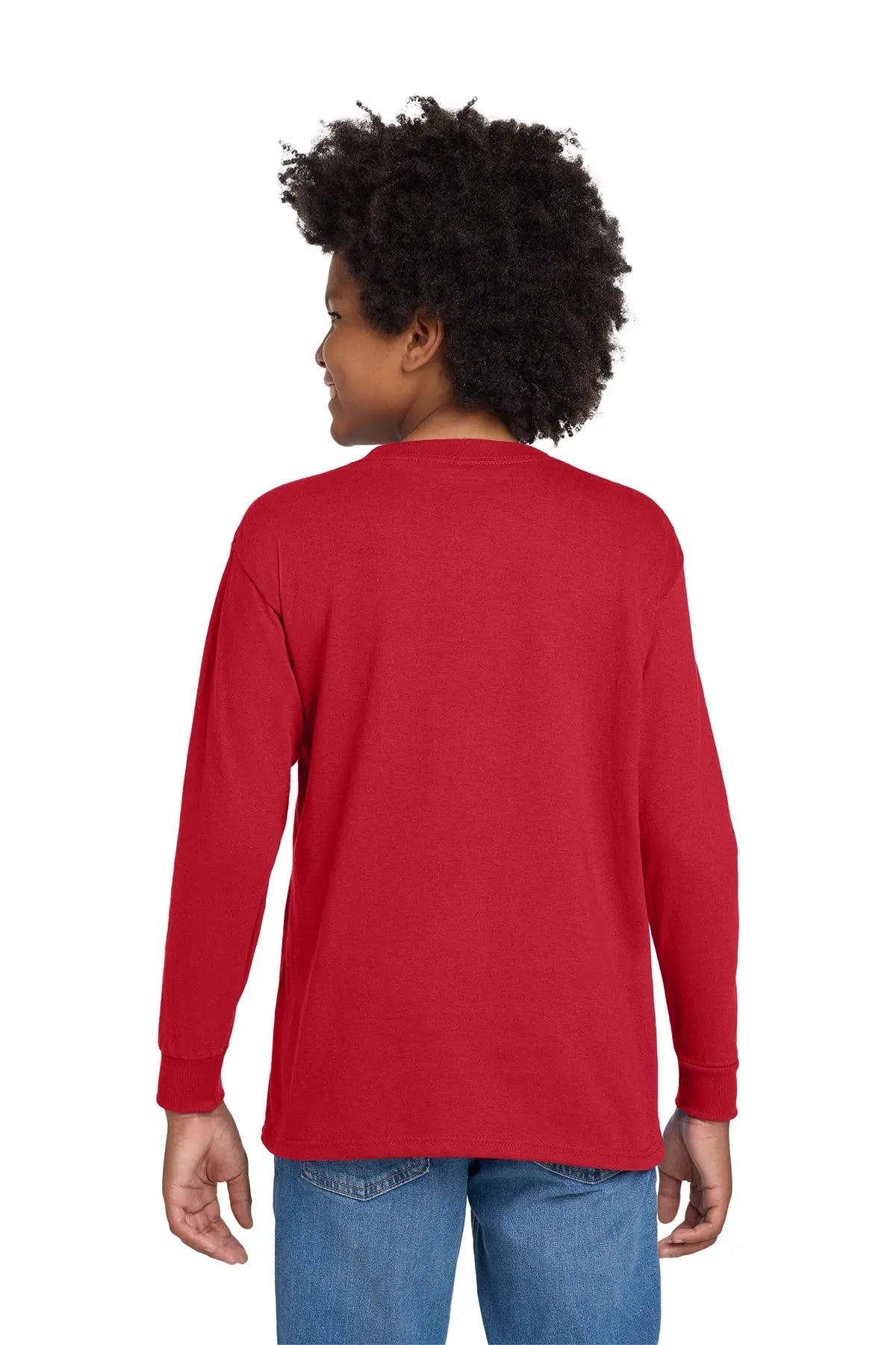 Gildan® Youth Heavy Cotton™ 100% Cotton Long Sleeve T-Shirt #5400B