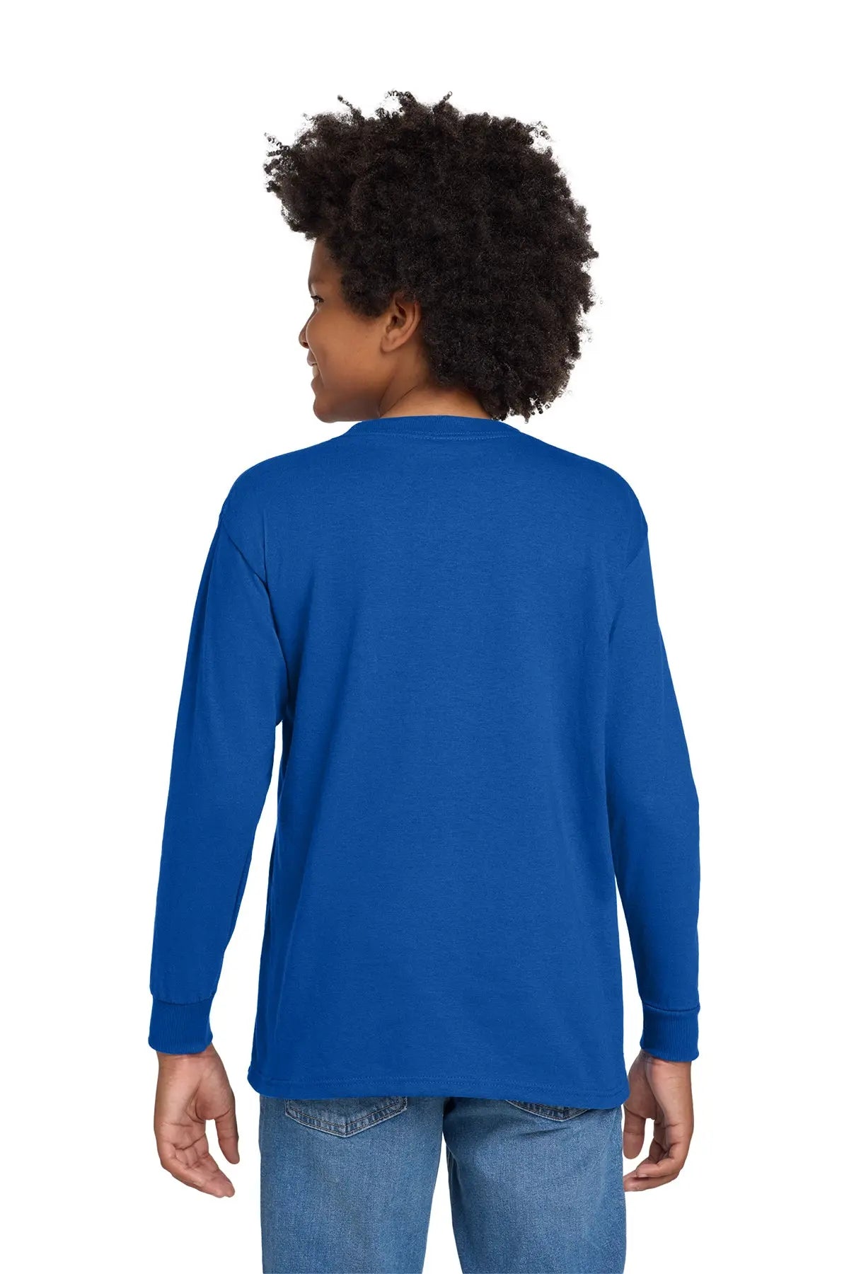Gildan® Youth Heavy Cotton™ 100% Cotton Long Sleeve T-Shirt #5400B
