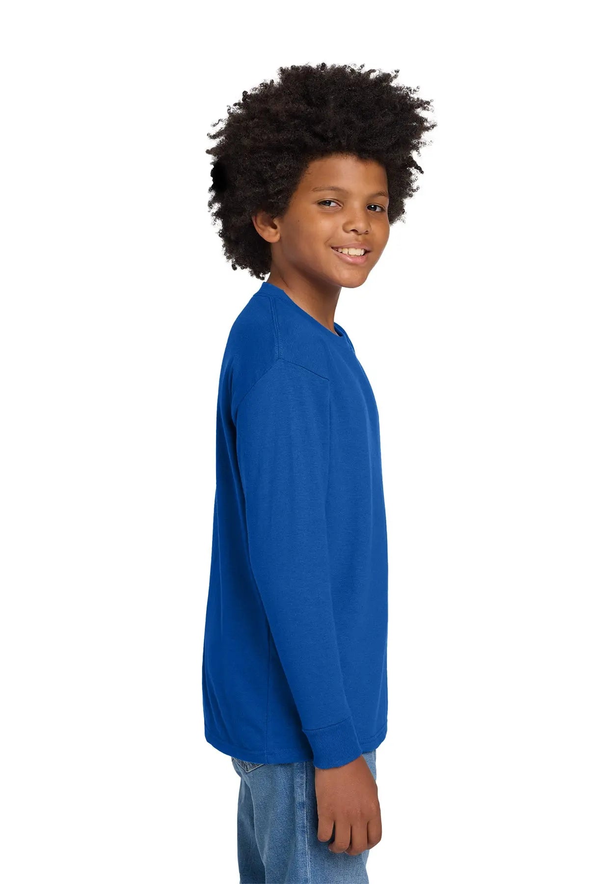 Gildan® Youth Heavy Cotton™ 100% Cotton Long Sleeve T-Shirt #5400B
