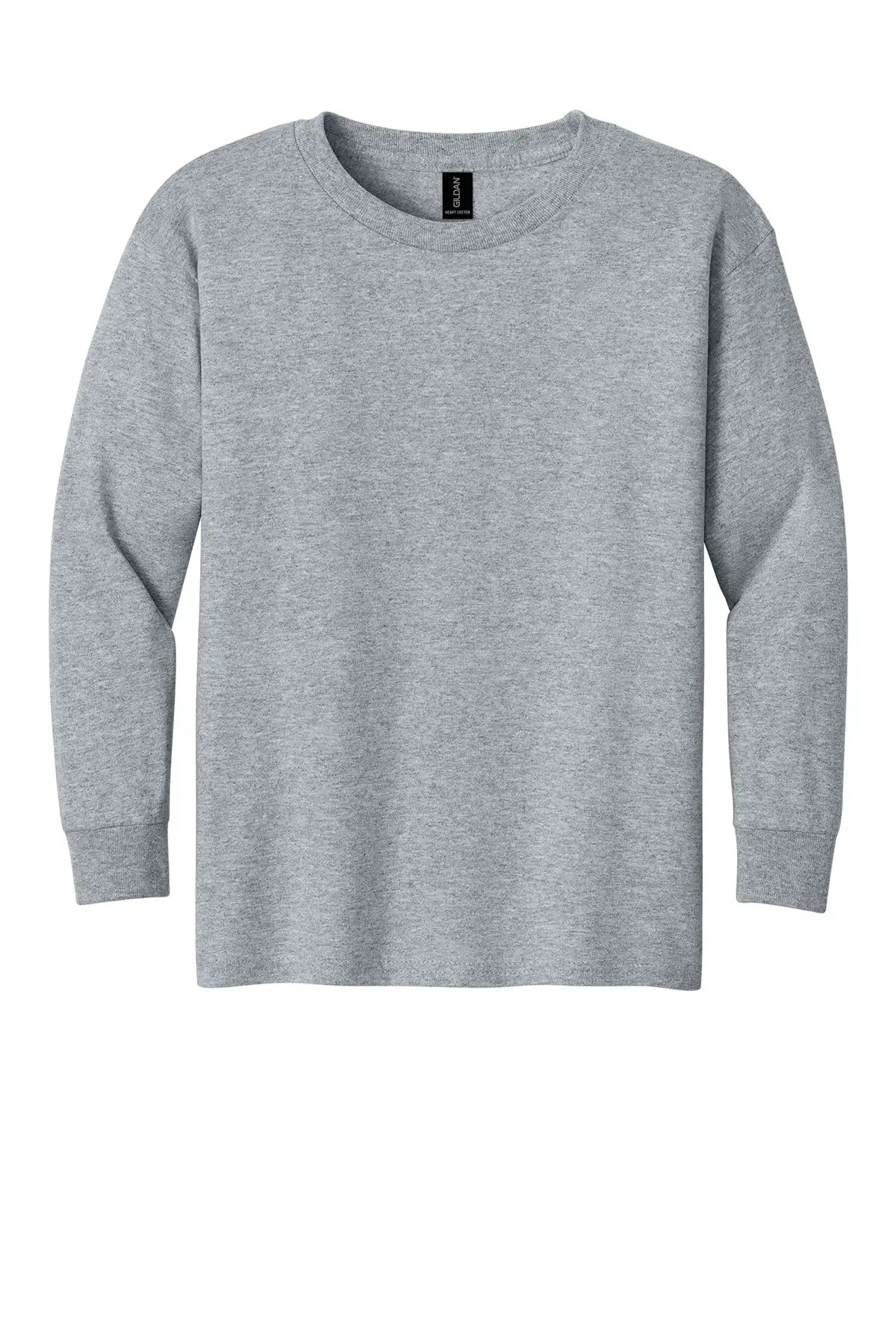 Gildan® Youth Heavy Cotton™ 100% Cotton Long Sleeve T-Shirt #5400B Game Over Merch