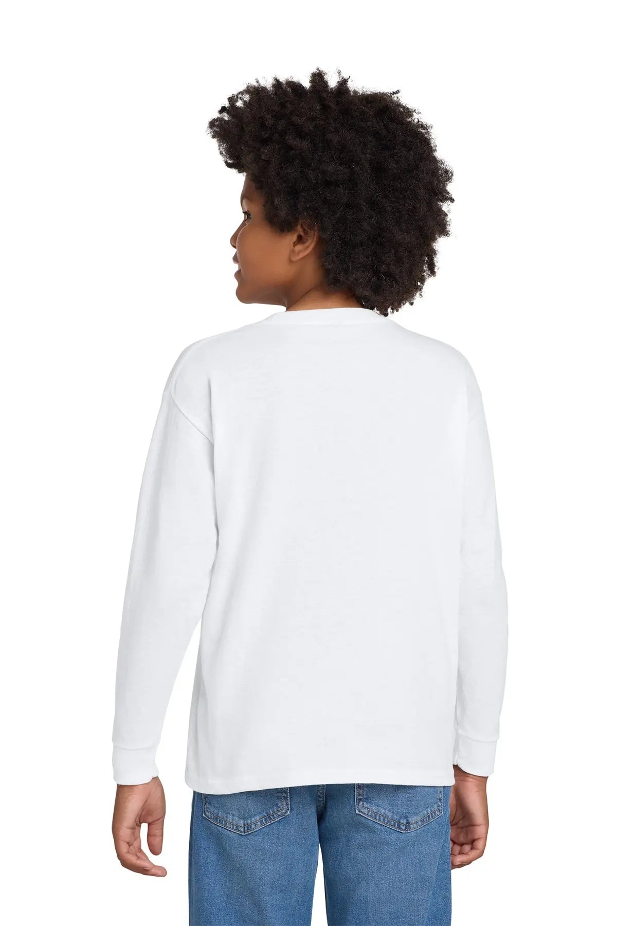 Gildan® Youth Heavy Cotton™ 100% Cotton Long Sleeve T-Shirt #5400B