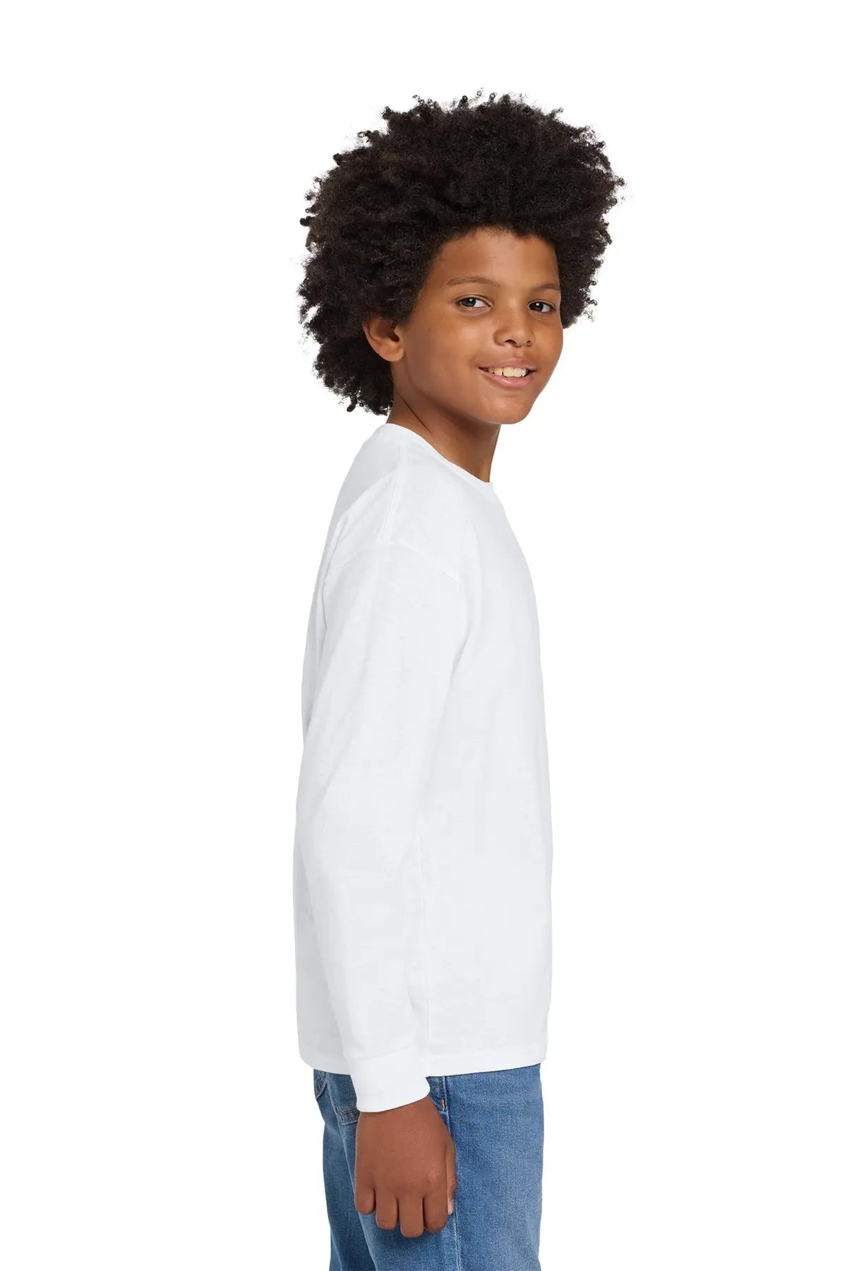 Gildan® Youth Heavy Cotton™ 100% Cotton Long Sleeve T-Shirt #5400B
