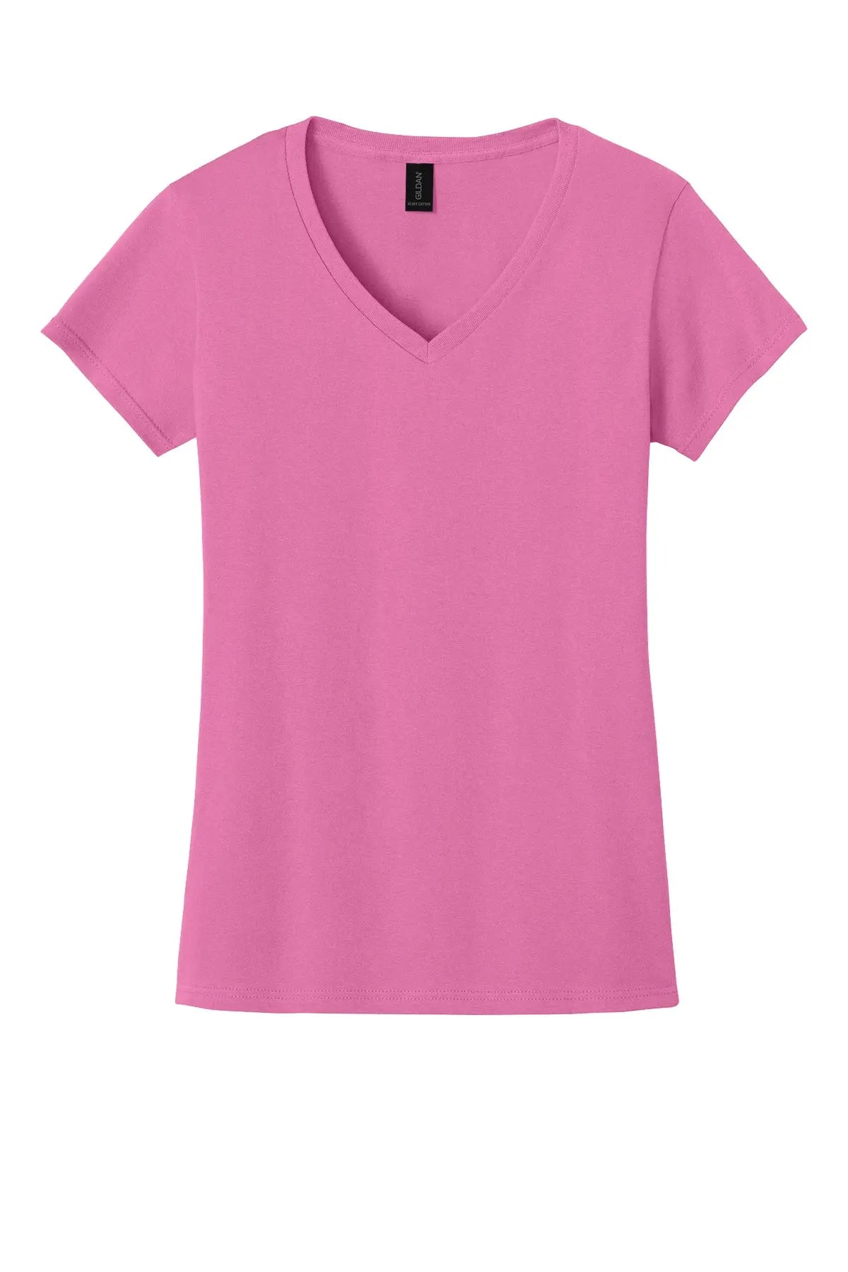 Gildan® Women's Heavy Cotton™ 100% Cotton V-Neck T-Shirt #5V00L