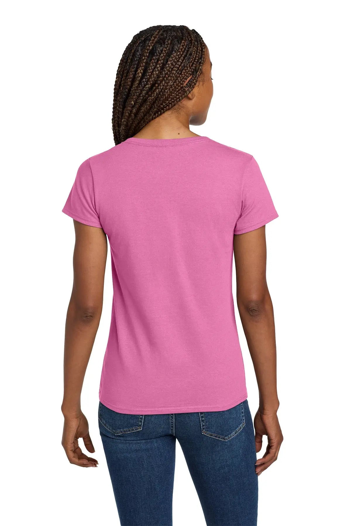 Gildan® Women's Heavy Cotton™ 100% Cotton V-Neck T-Shirt #5V00L