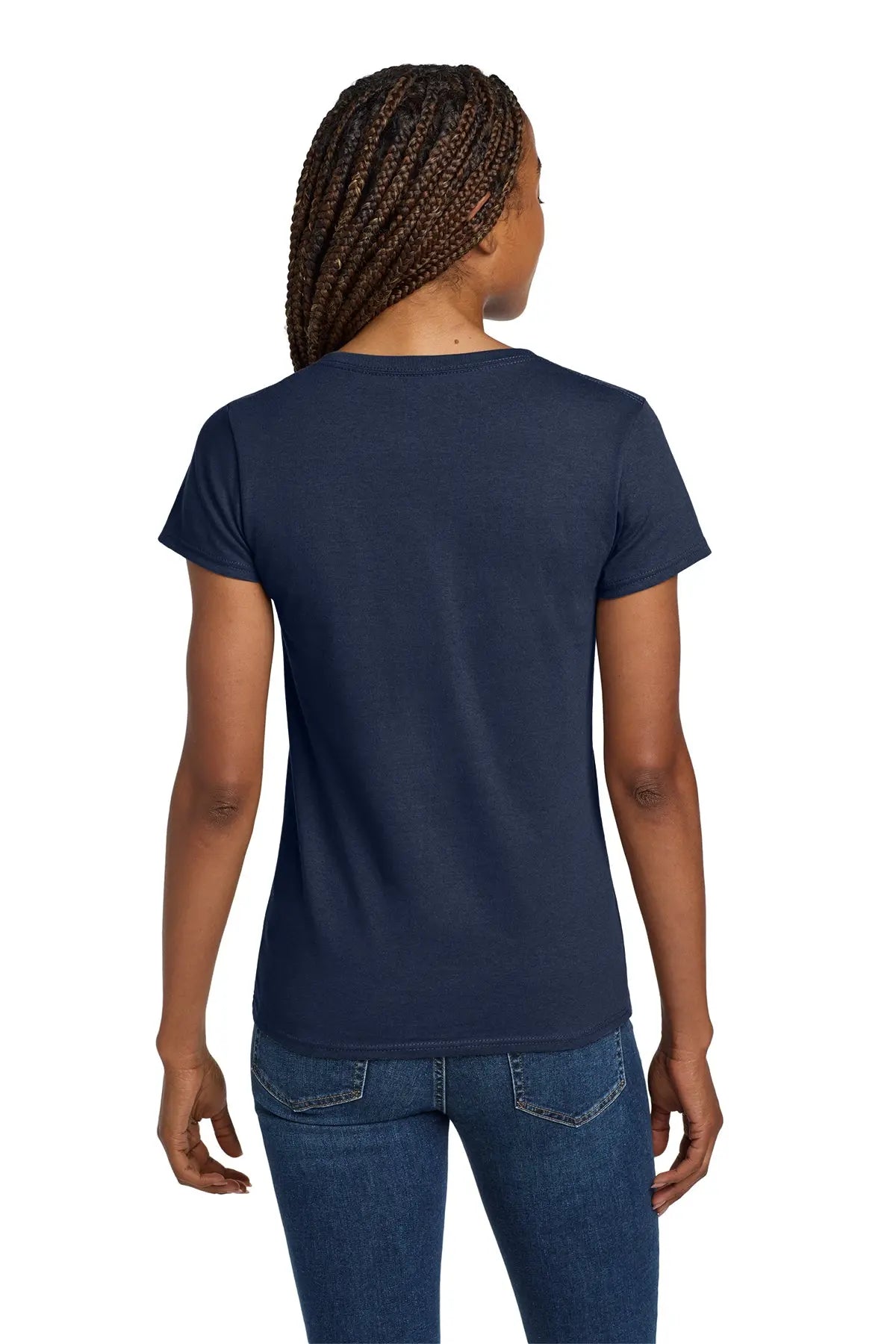 Gildan® Women's Heavy Cotton™ 100% Cotton V-Neck T-Shirt #5V00L