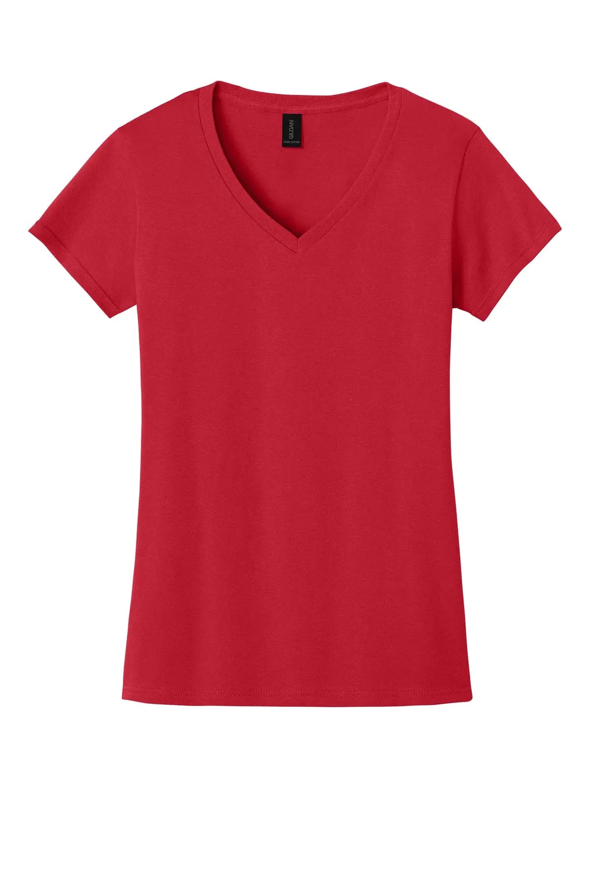 Gildan® Women's Heavy Cotton™ 100% Cotton V-Neck T-Shirt #5V00L