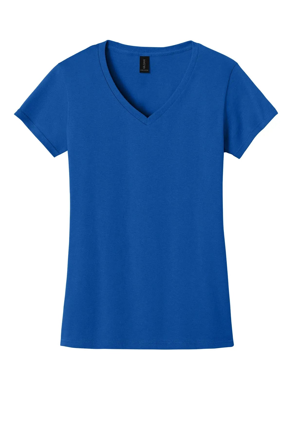 Gildan® Women's Heavy Cotton™ 100% Cotton V-Neck T-Shirt #5V00L
