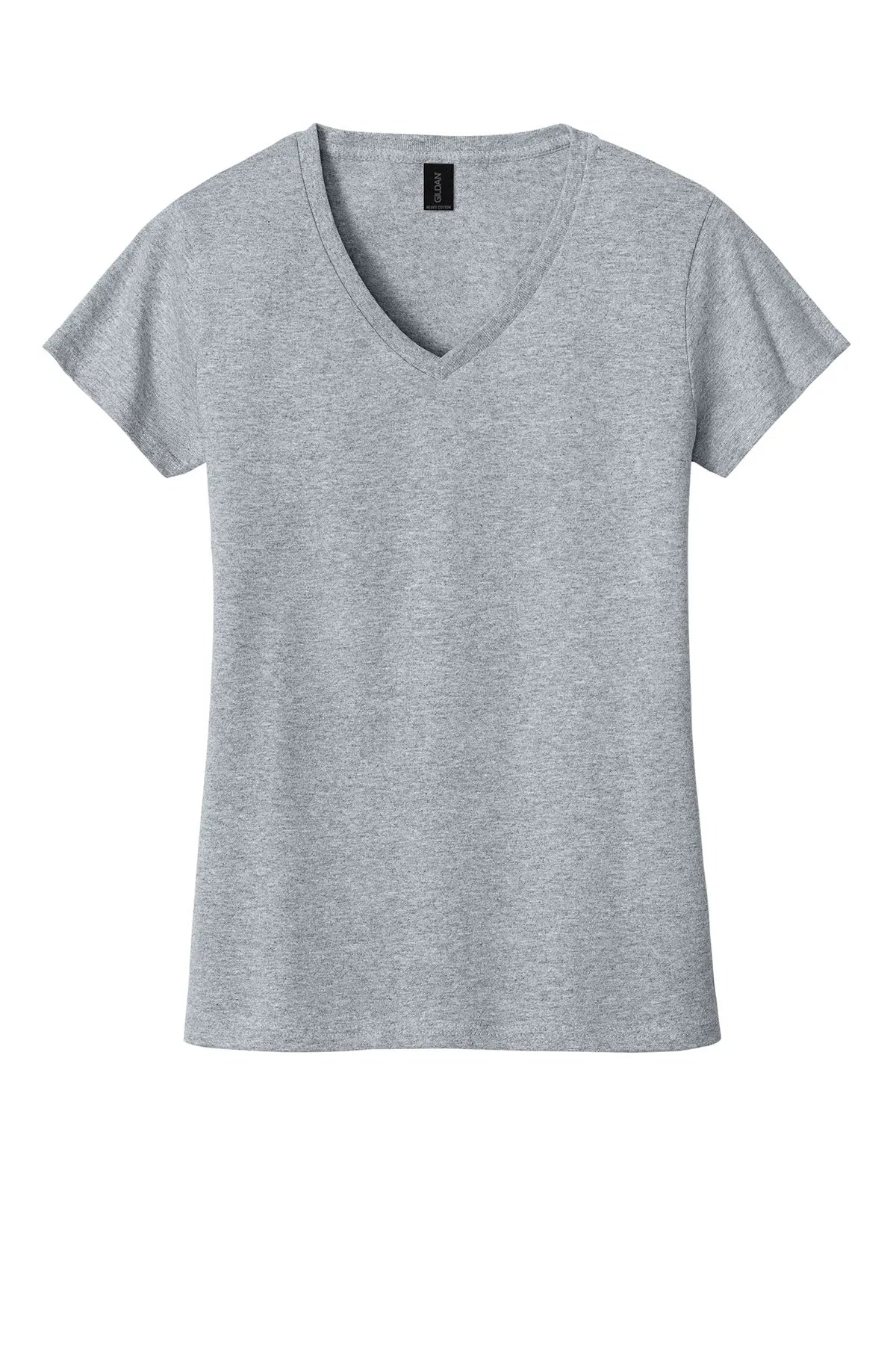Gildan® Women's Heavy Cotton™ 100% Cotton V-Neck T-Shirt #5V00L