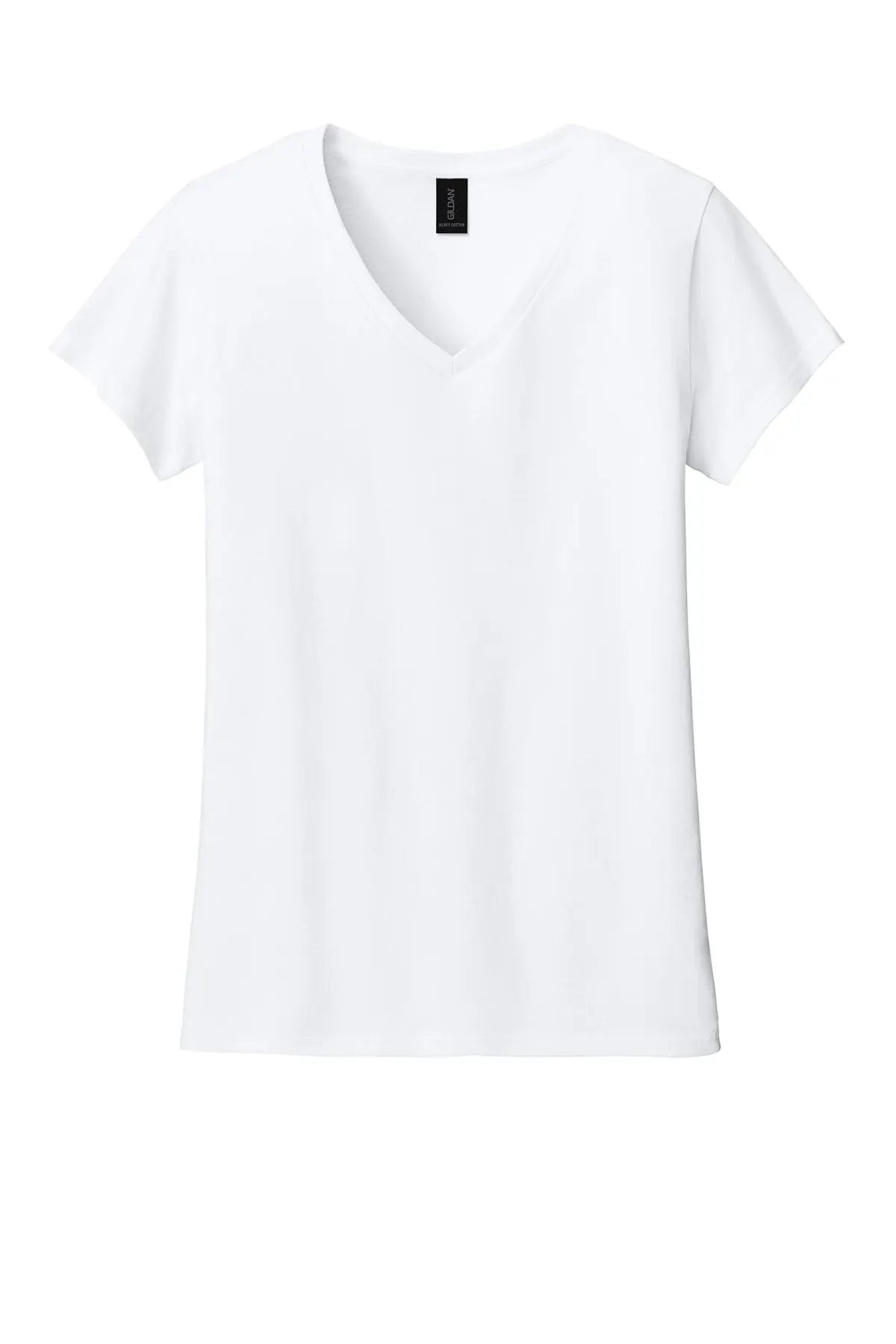 Gildan® Women's Heavy Cotton™ 100% Cotton V-Neck T-Shirt #5V00L