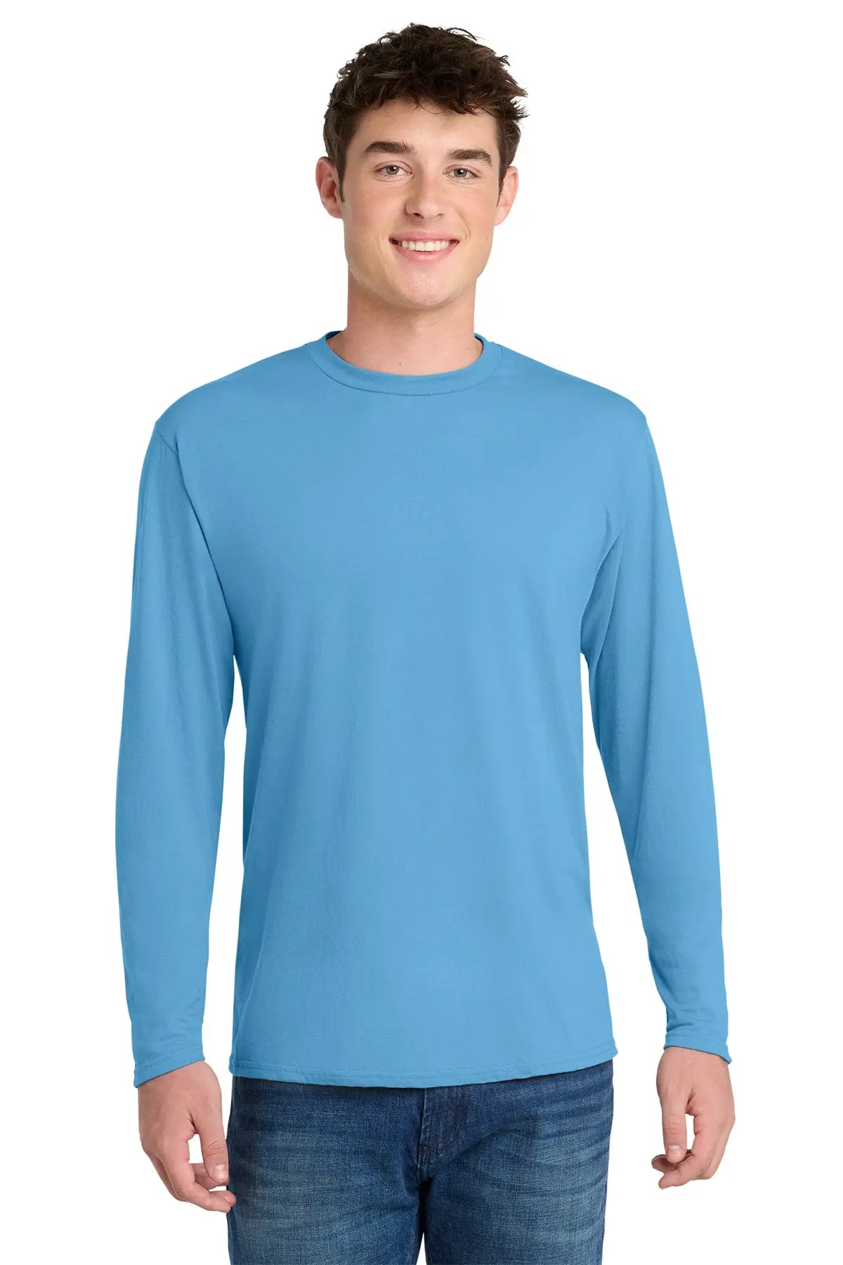 Port & Co™ Long Sleeve Performance Blend Tee #PC381LS