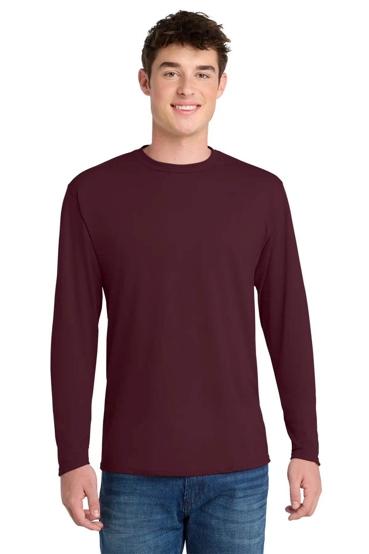 Port & Co™ Long Sleeve Performance Blend Tee #PC381LS