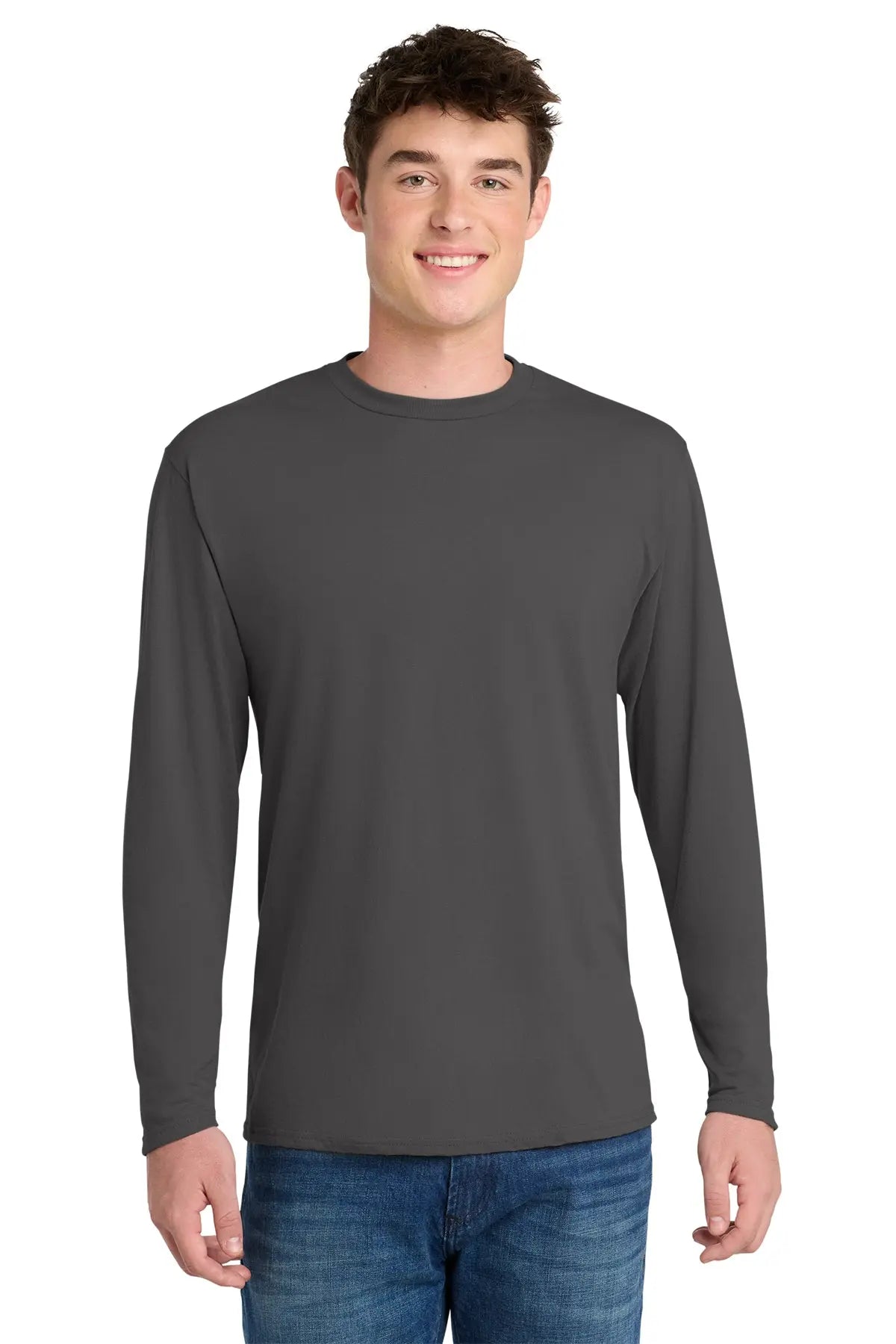 Port & Co™ Long Sleeve Performance Blend Tee #PC381LS
