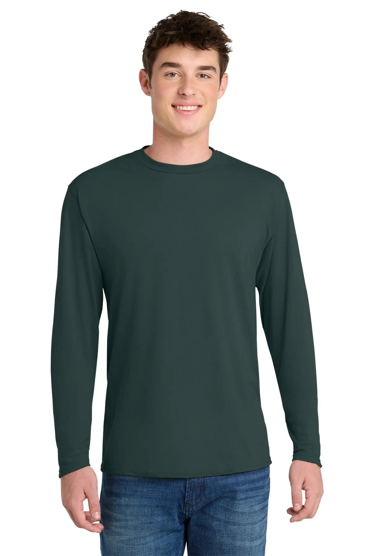 Port & Co™ Long Sleeve Performance Blend Tee #PC381LS
