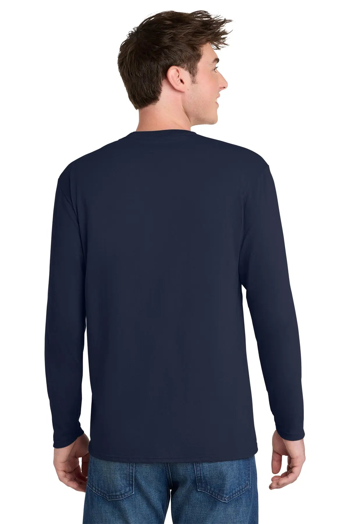 Port & Co™ Long Sleeve Performance Blend Tee #PC381LS