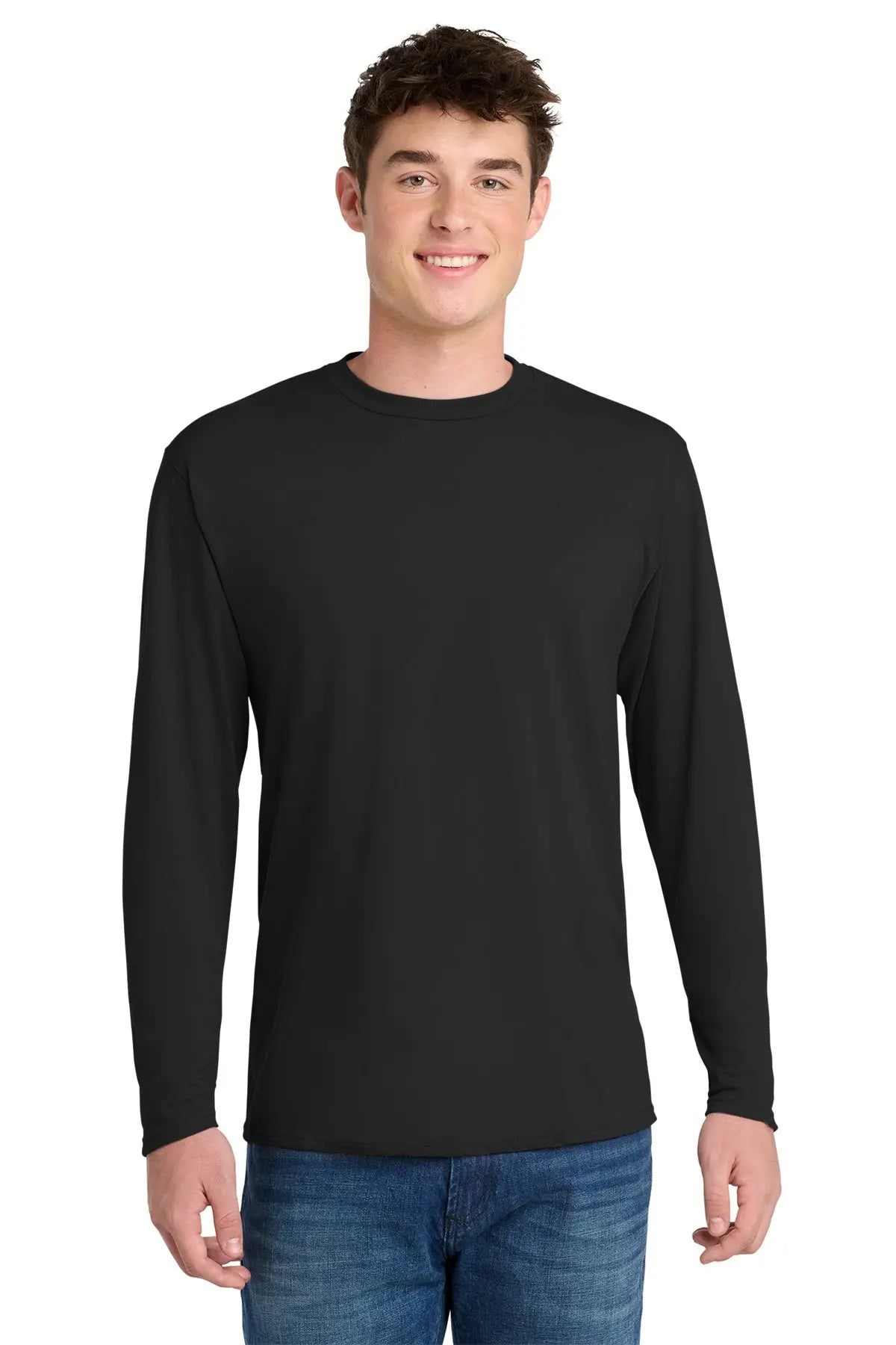 Port & Co™ Long Sleeve Performance Blend Tee #PC381LS
