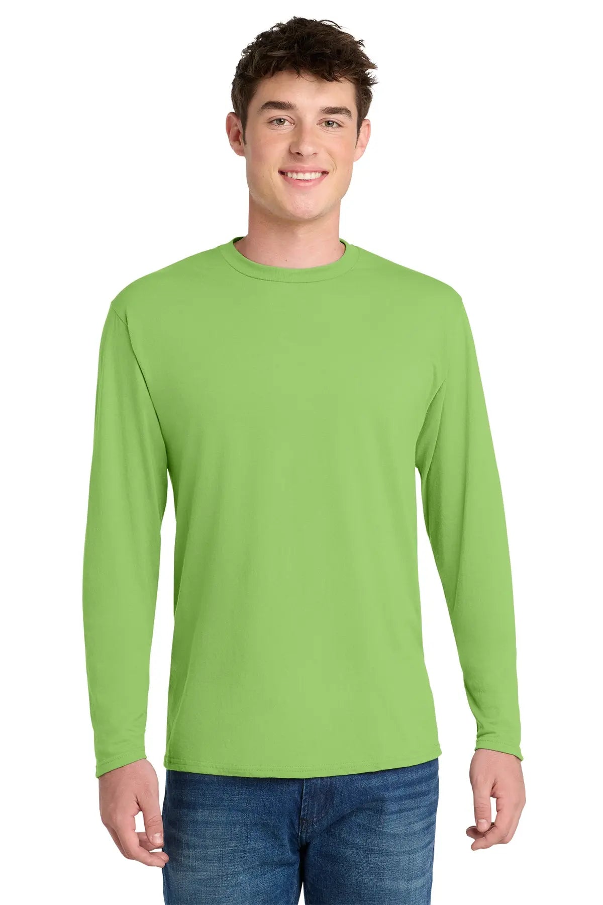 Port & Co™ Long Sleeve Performance Blend Tee #PC381LS