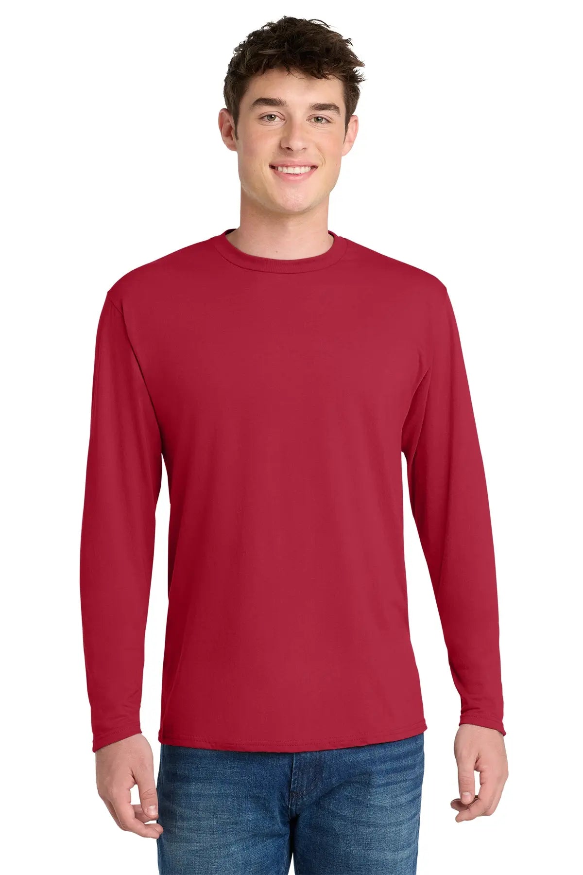 Port & Co™ Long Sleeve Performance Blend Tee #PC381LS