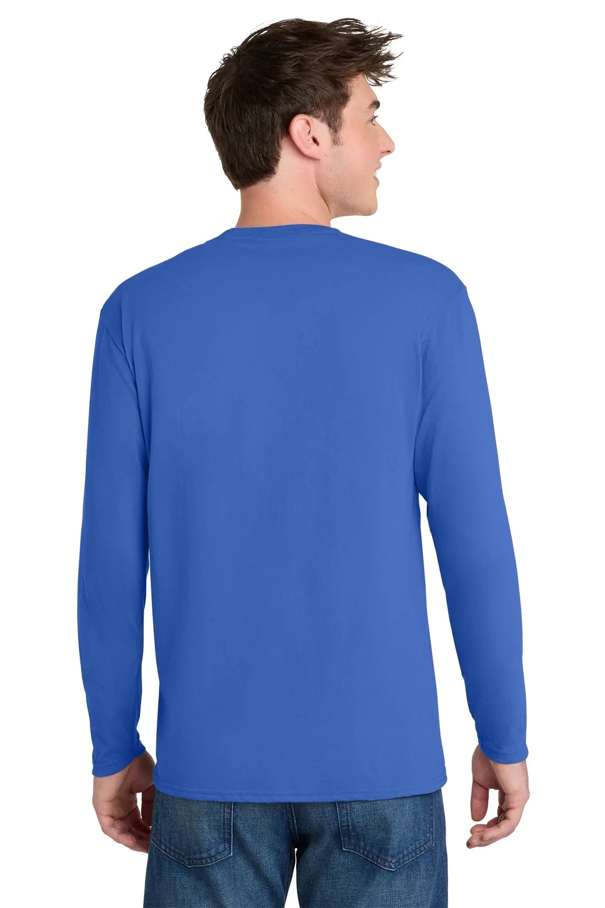 Port & Co™ Long Sleeve Performance Blend Tee #PC381LS