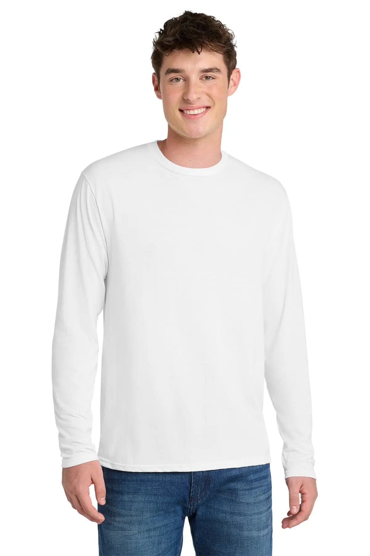 Port & Co™ Long Sleeve Performance Blend Tee #PC381LS