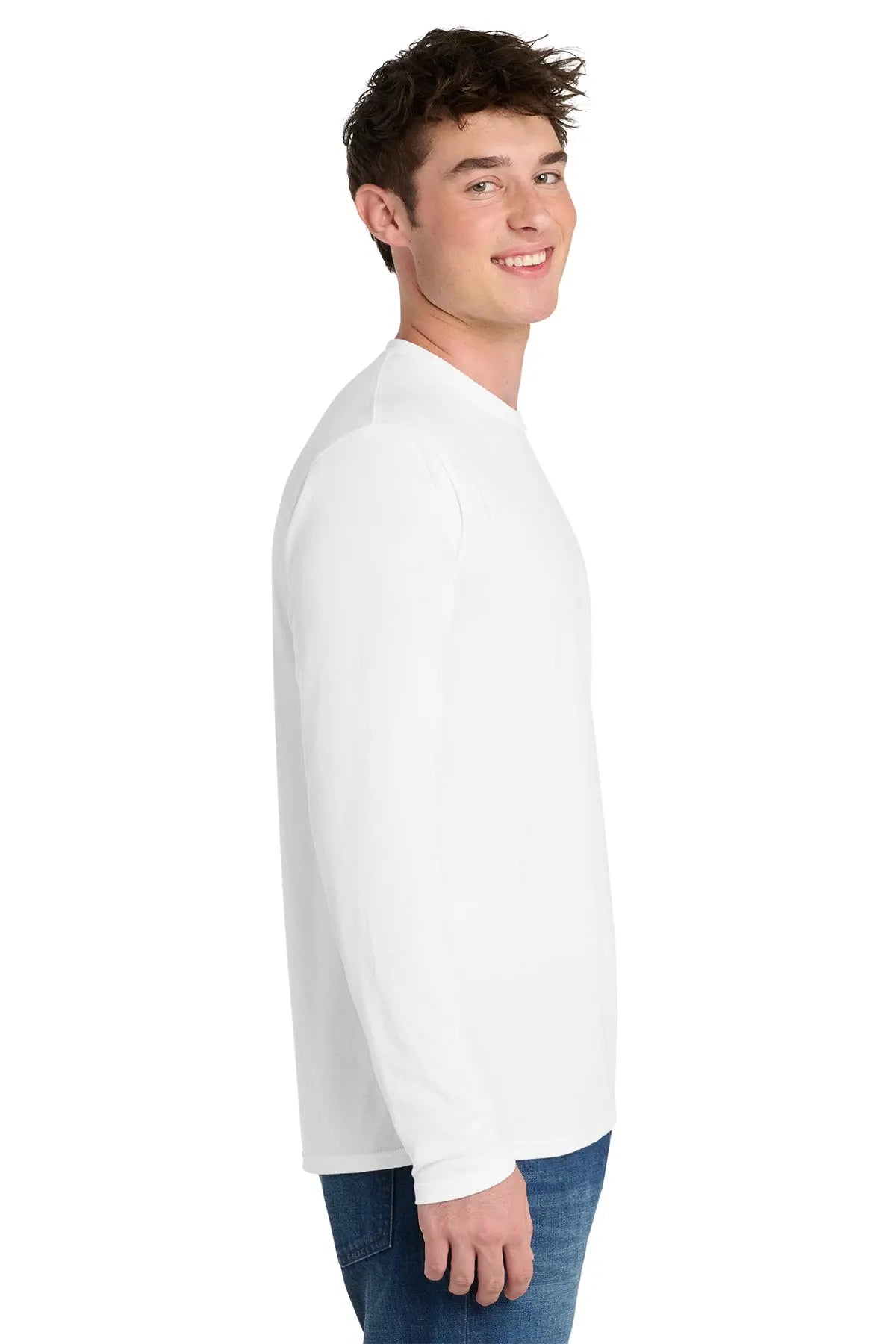 Port & Co™ Long Sleeve Performance Blend Tee #PC381LS