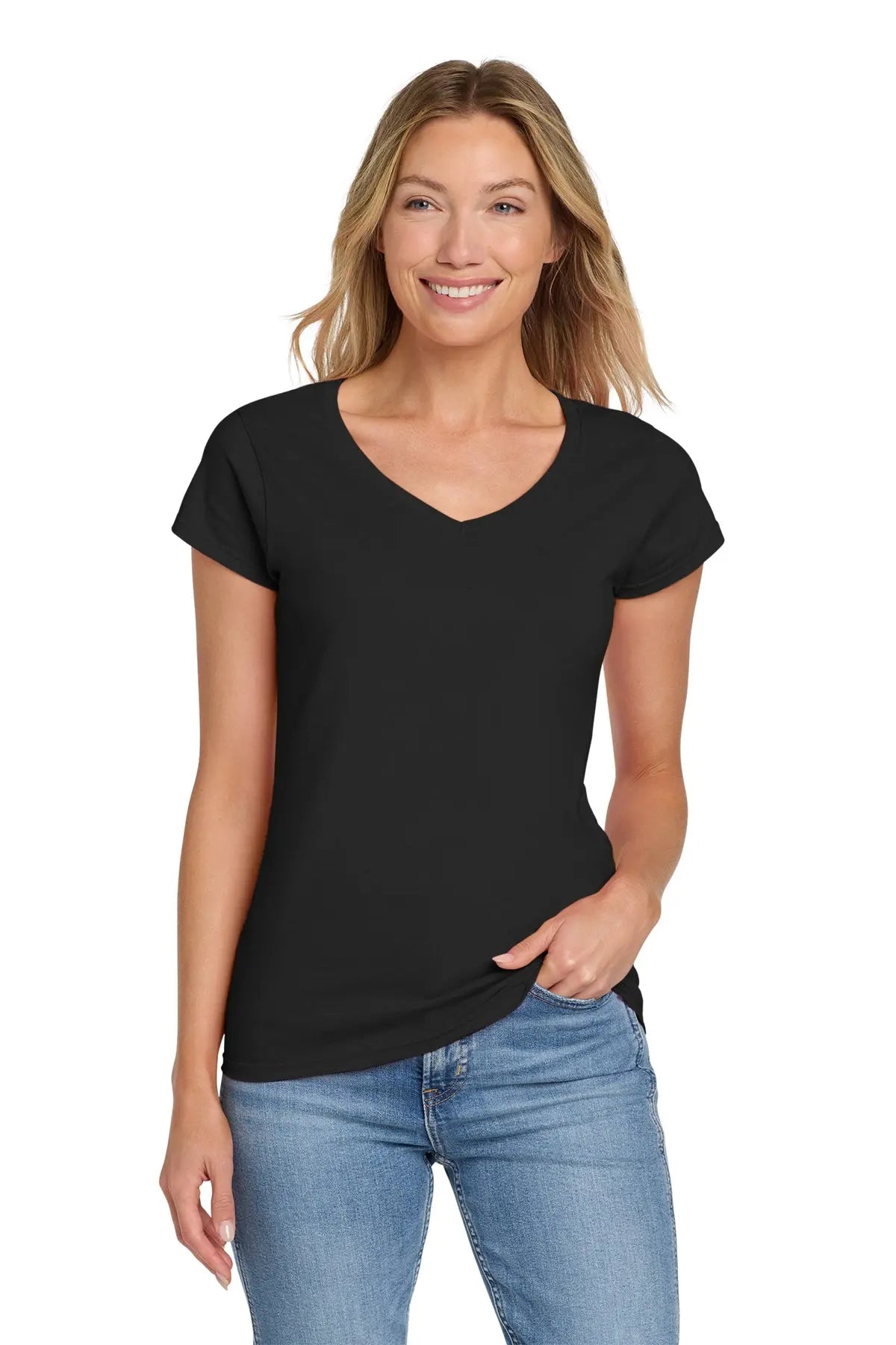 Gildan Softstyle® Women's Fit V-Neck T-Shirt #64V00L