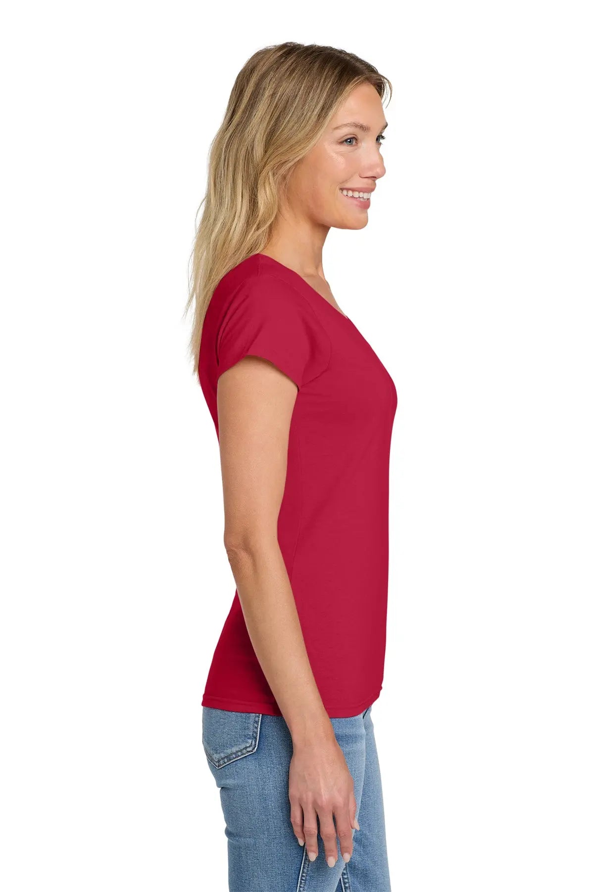 Gildan Softstyle® Women's Fit V-Neck T-Shirt #64V00L