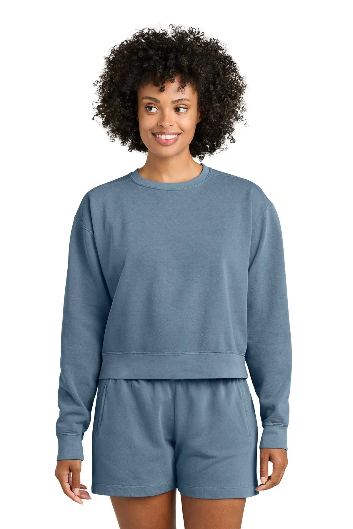 Comfort Colors® Women’s Mid-Length Crewneck Sweatshirt #1566L