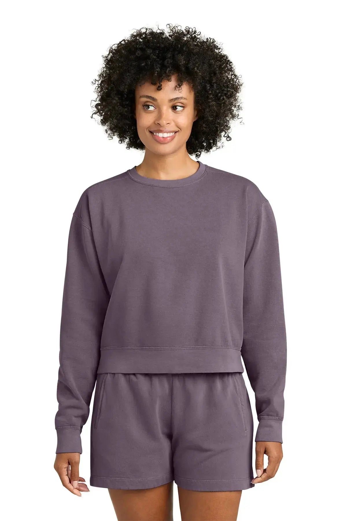 Comfort Colors® Women’s Mid-Length Crewneck Sweatshirt #1566L Game Over Merch