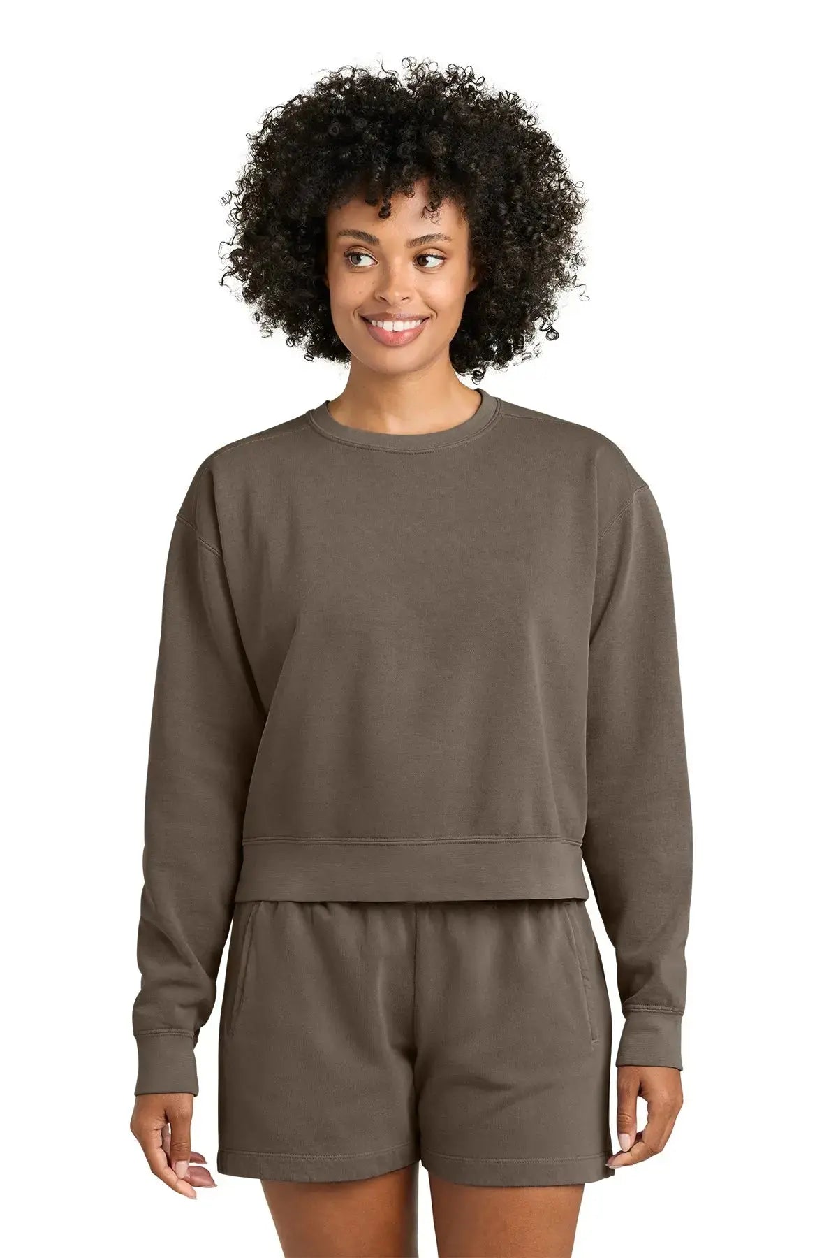 Comfort Colors® Women’s Mid-Length Crewneck Sweatshirt #1566L Game Over Merch