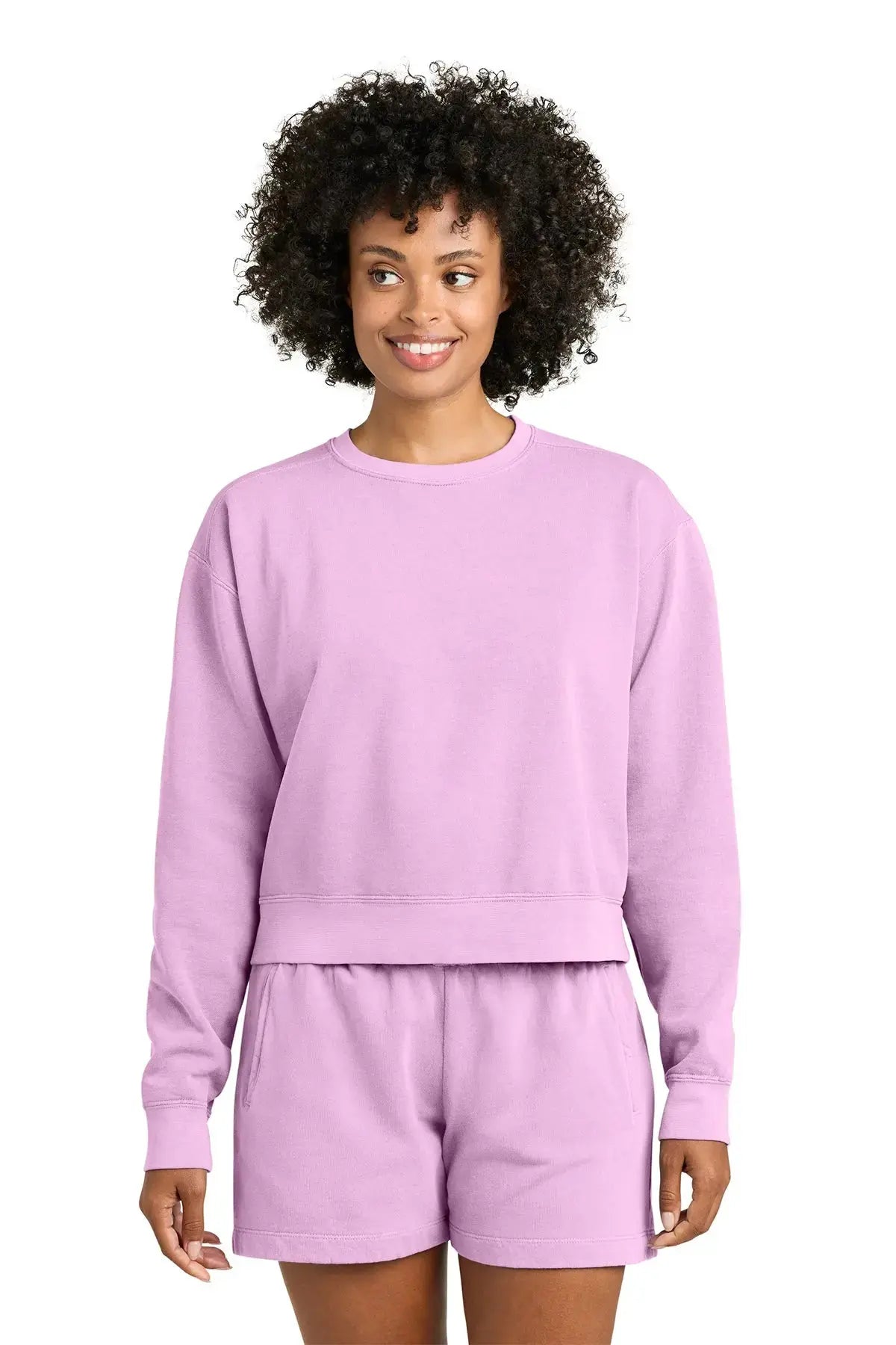 Comfort Colors® Women’s Mid-Length Crewneck Sweatshirt #1566L Game Over Merch