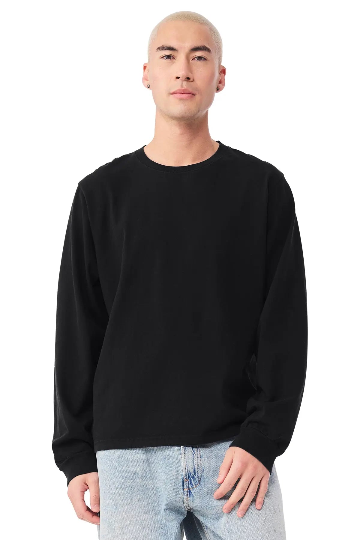 BELLA+CANVAS® Unisex Heavyweight Garment-Dyed Long Sleeve Tee #BC4851GD