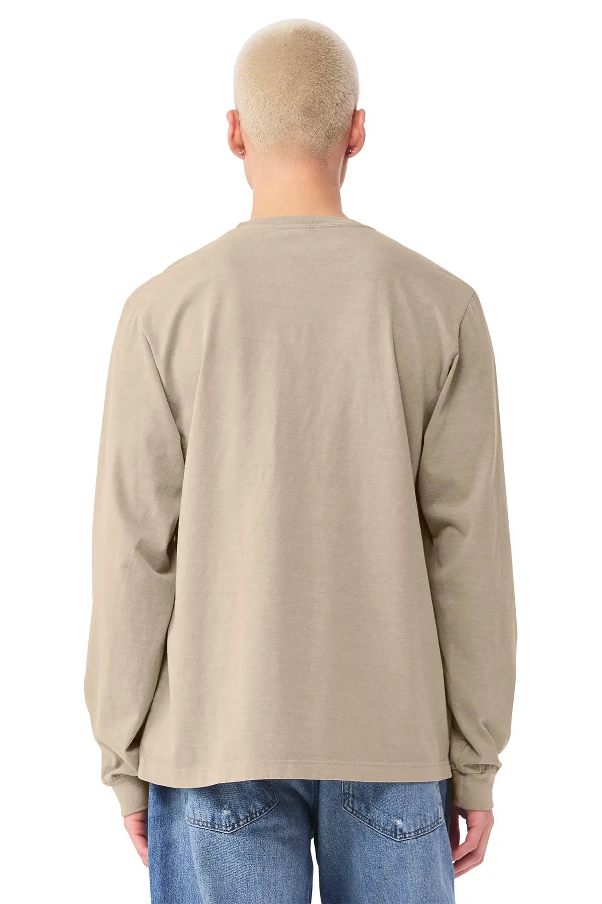 BELLA+CANVAS® Unisex Heavyweight Garment-Dyed Long Sleeve Tee #BC4851GD