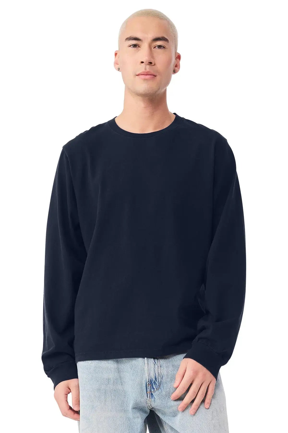 BELLA+CANVAS® Unisex Heavyweight Garment-Dyed Long Sleeve Tee #BC4851GD Game Over Merch