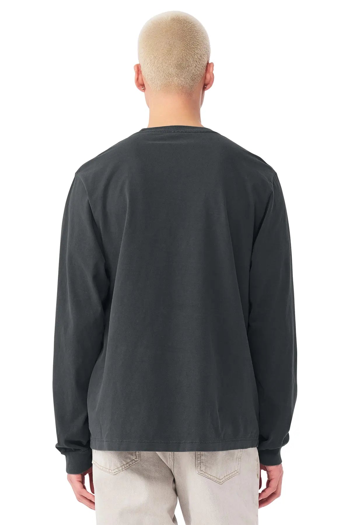 BELLA+CANVAS® Unisex Heavyweight Garment-Dyed Long Sleeve Tee #BC4851GD