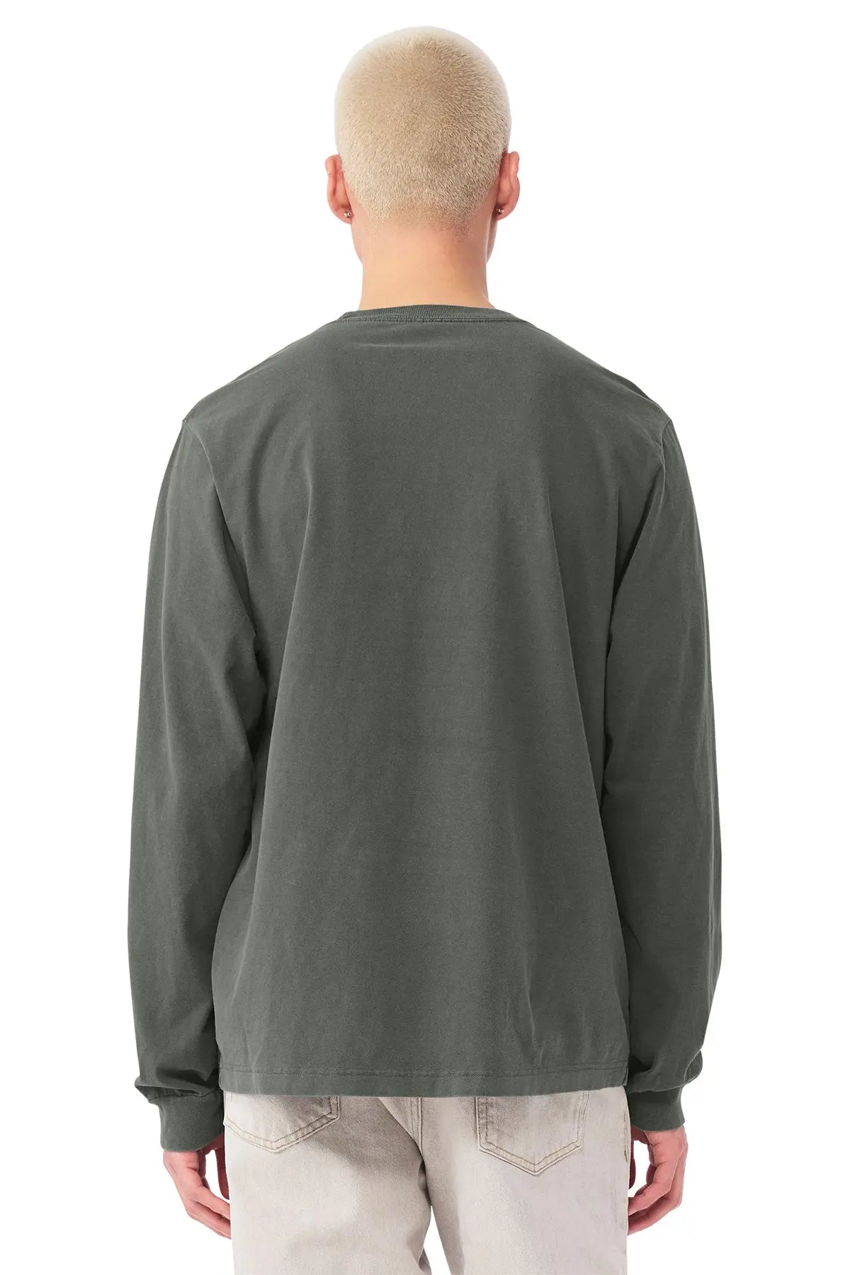 BELLA+CANVAS® Unisex Heavyweight Garment-Dyed Long Sleeve Tee #BC4851GD