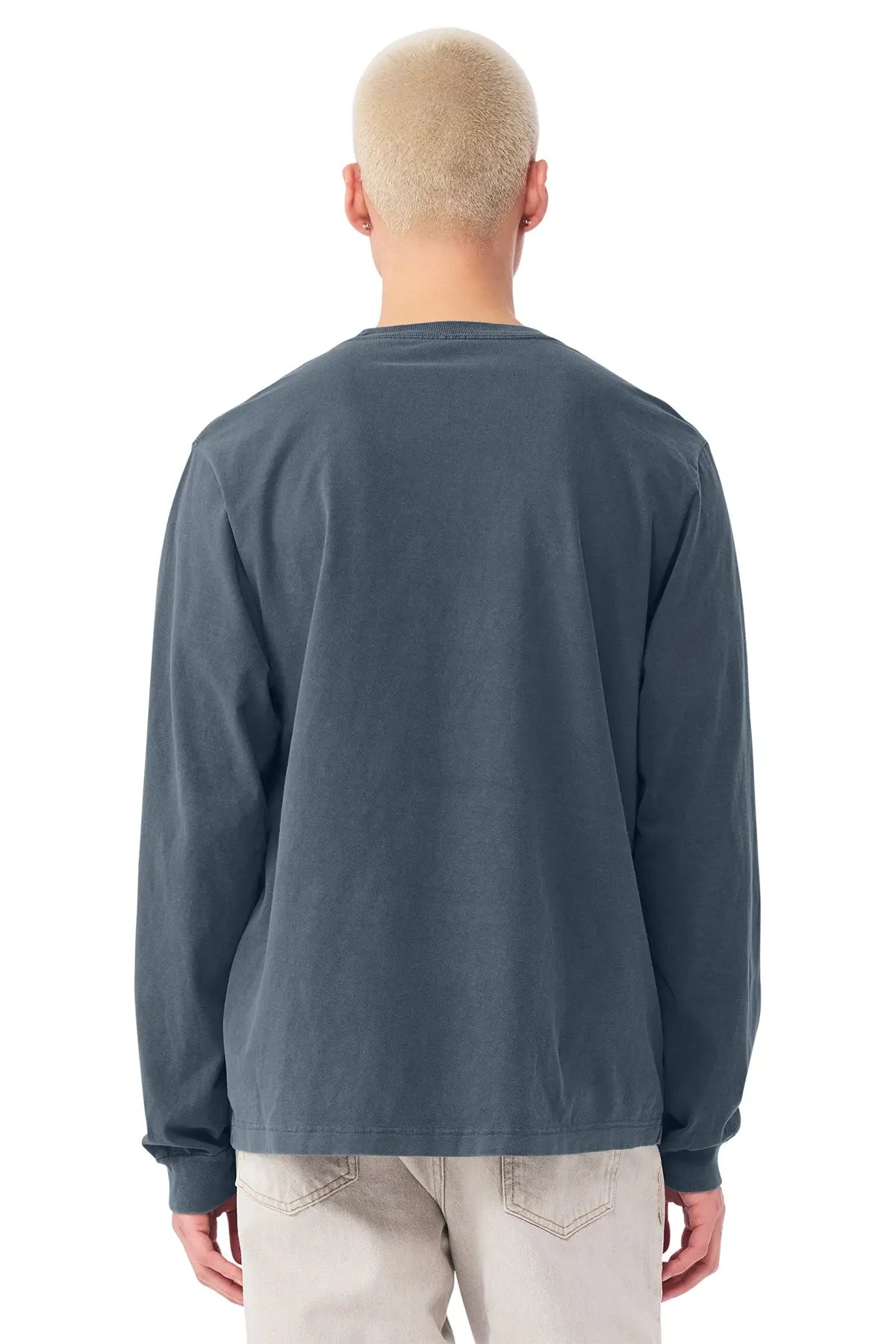 BELLA+CANVAS® Unisex Heavyweight Garment-Dyed Long Sleeve Tee #BC4851GD