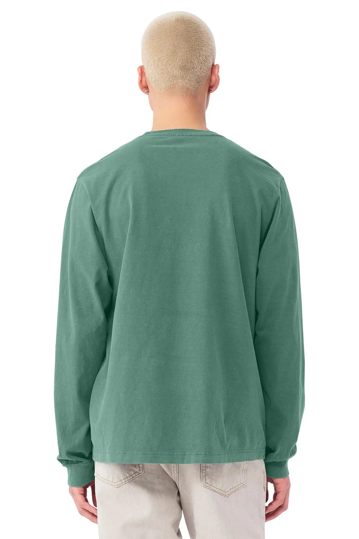 BELLA+CANVAS® Unisex Heavyweight Garment-Dyed Long Sleeve Tee #BC4851GD