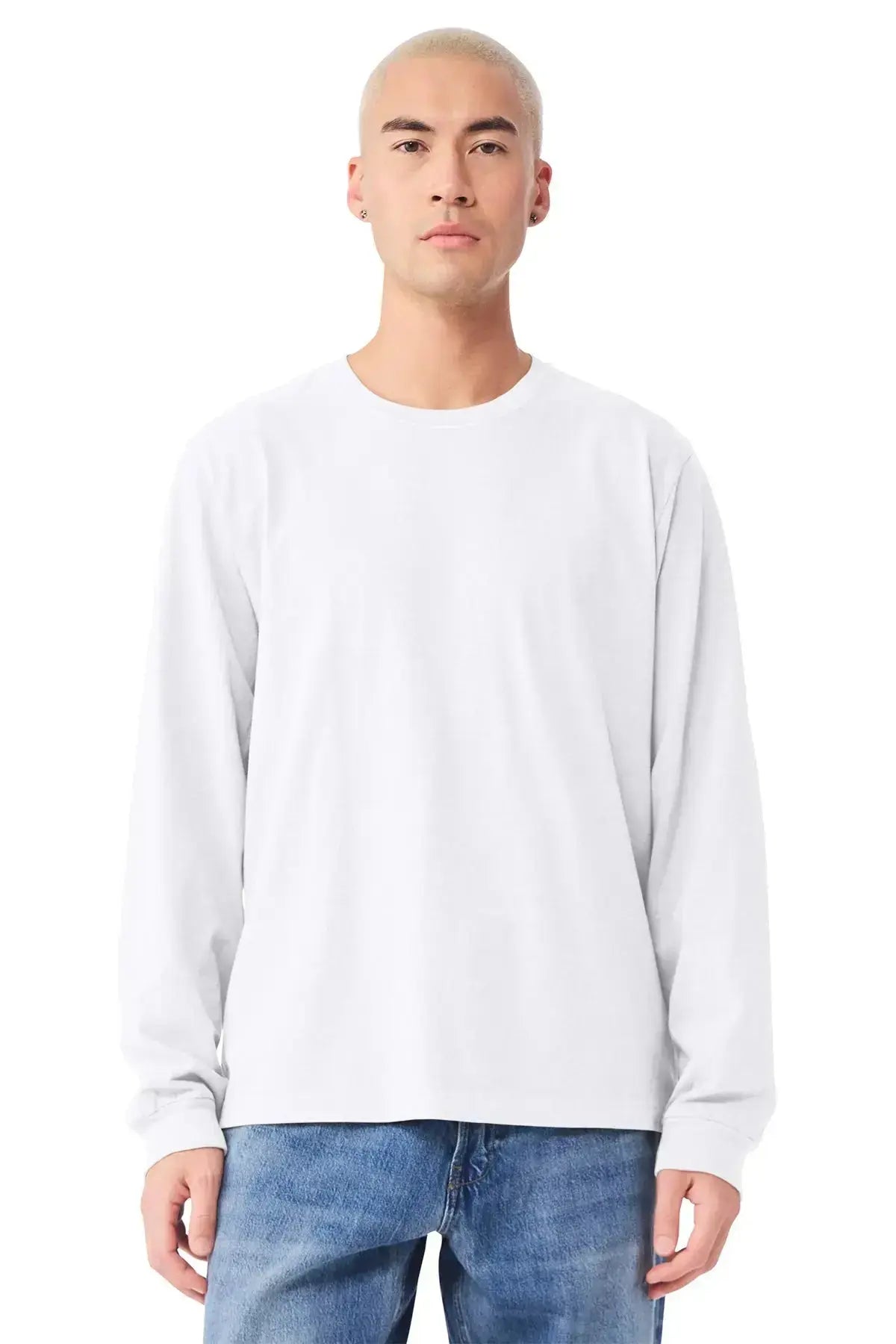 BELLA+CANVAS® Unisex Heavyweight Garment-Dyed Long Sleeve Tee #BC4851GD Game Over Merch