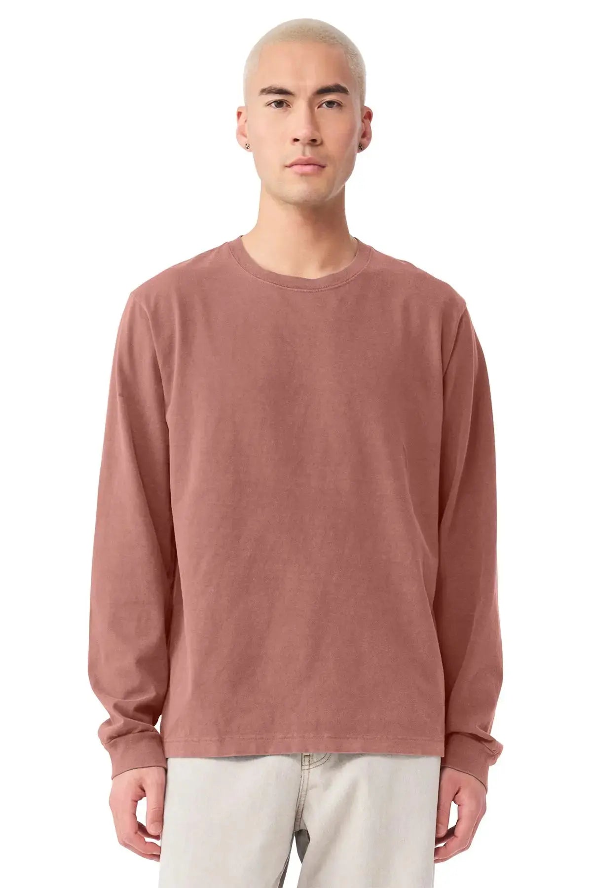 BELLA+CANVAS® Unisex Heavyweight Garment-Dyed Long Sleeve Tee #BC4851GD Game Over Merch