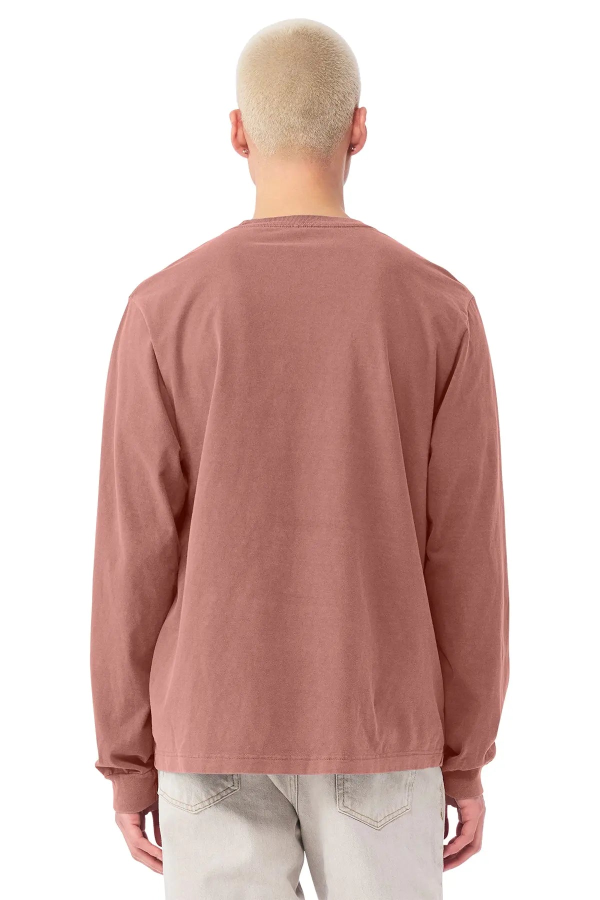 BELLA+CANVAS® Unisex Heavyweight Garment-Dyed Long Sleeve Tee #BC4851GD