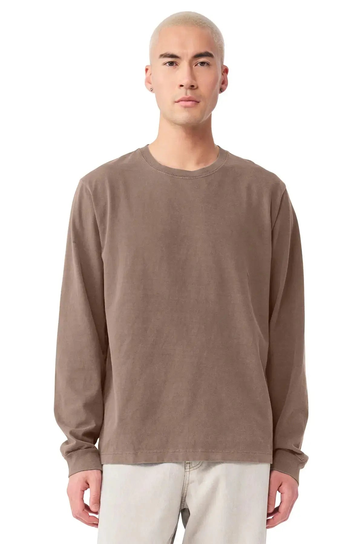 BELLA+CANVAS® Unisex Heavyweight Garment-Dyed Long Sleeve Tee #BC4851GD Game Over Merch