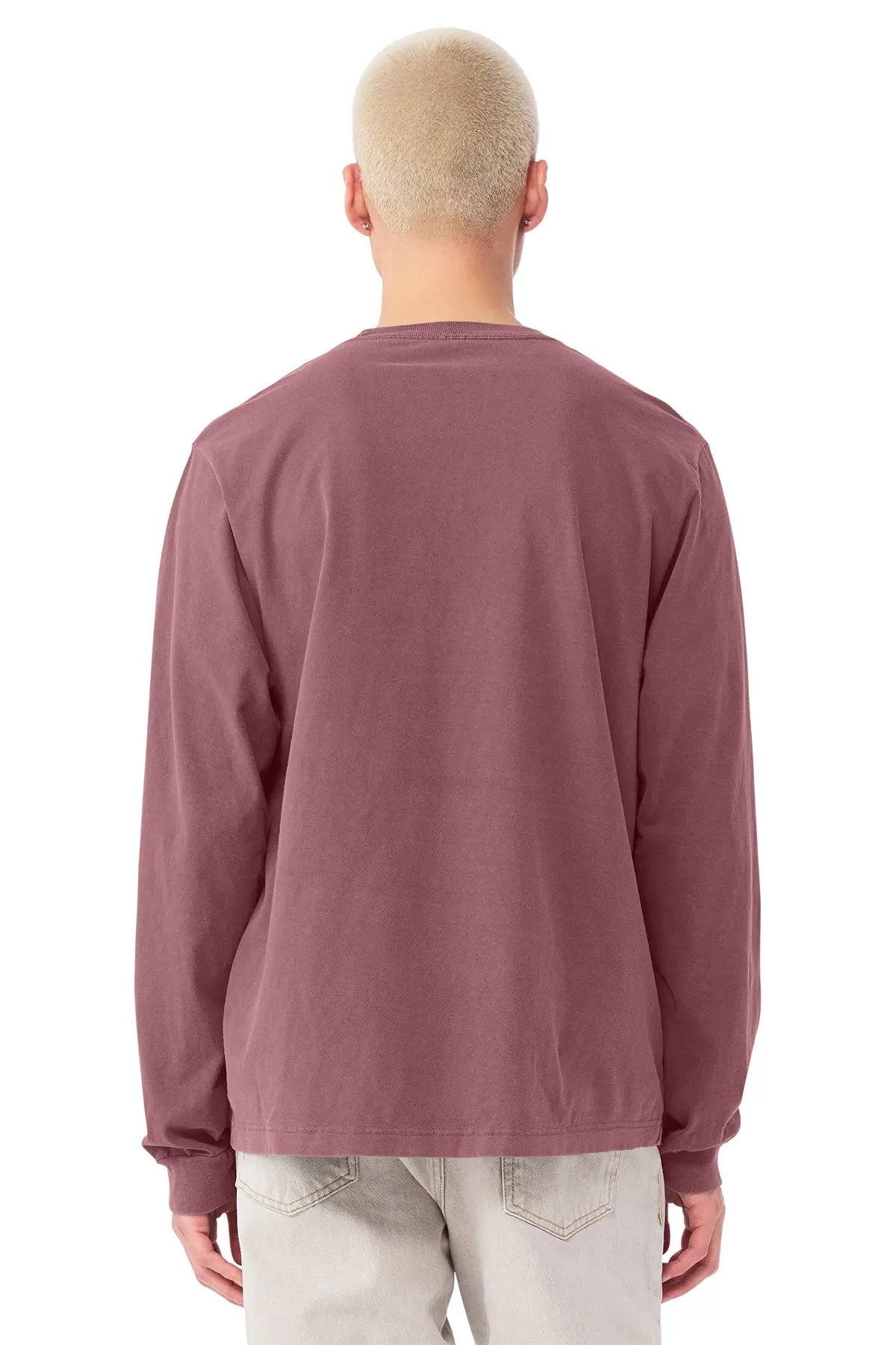 BELLA+CANVAS® Unisex Heavyweight Garment-Dyed Long Sleeve Tee #BC4851GD