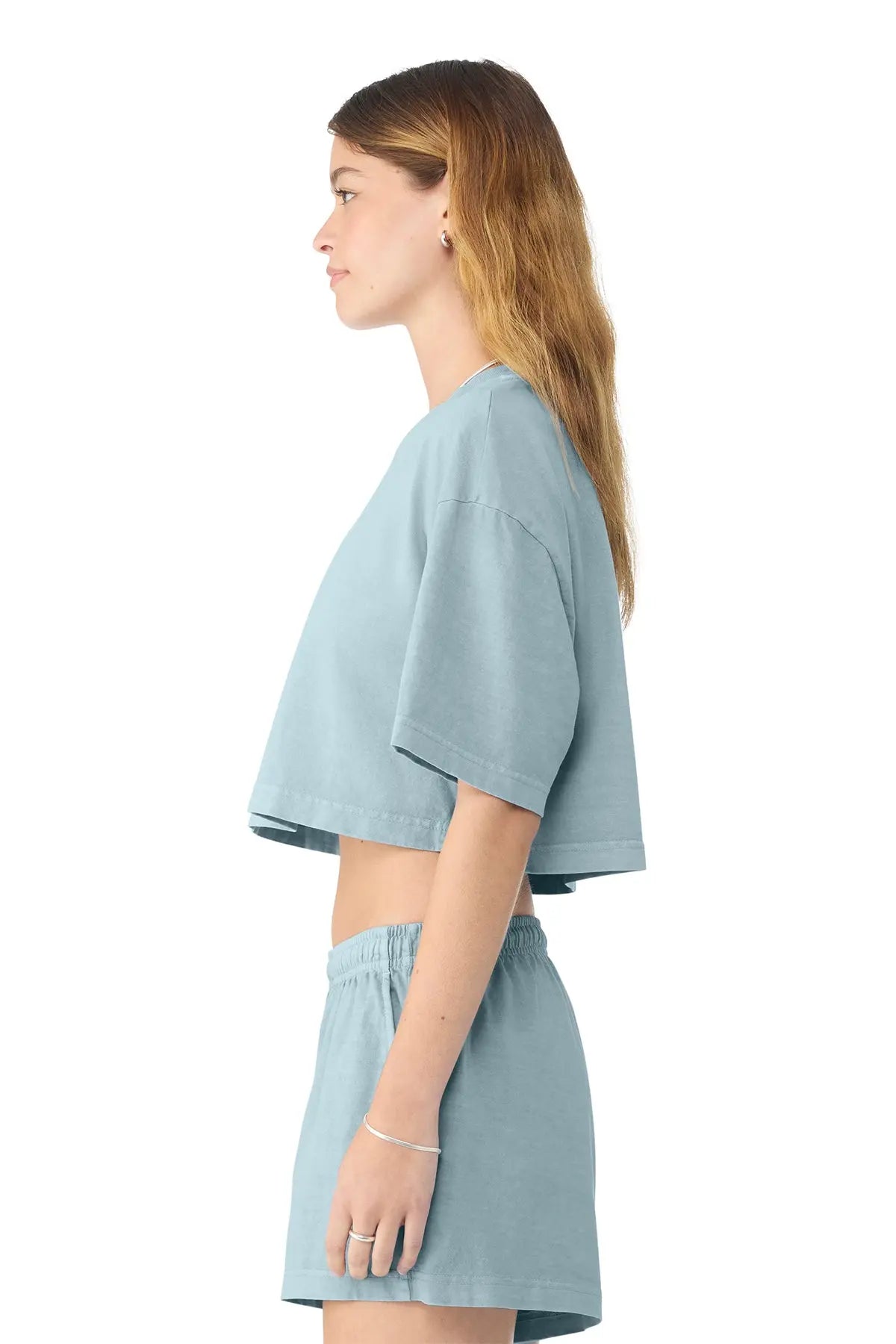 BELLA+CANVAS® Women’s Heavyweight Garment-Dyed Cropped Tee #BC6882GD