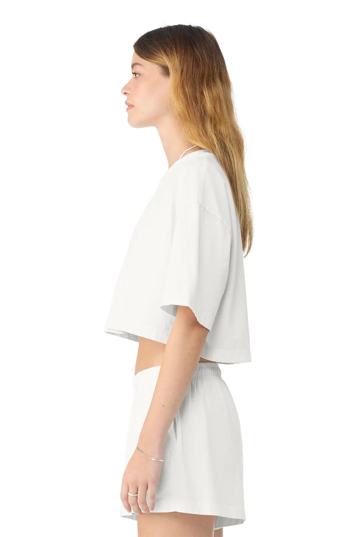 BELLA+CANVAS® Women’s Heavyweight Garment-Dyed Cropped Tee #BC6882GD