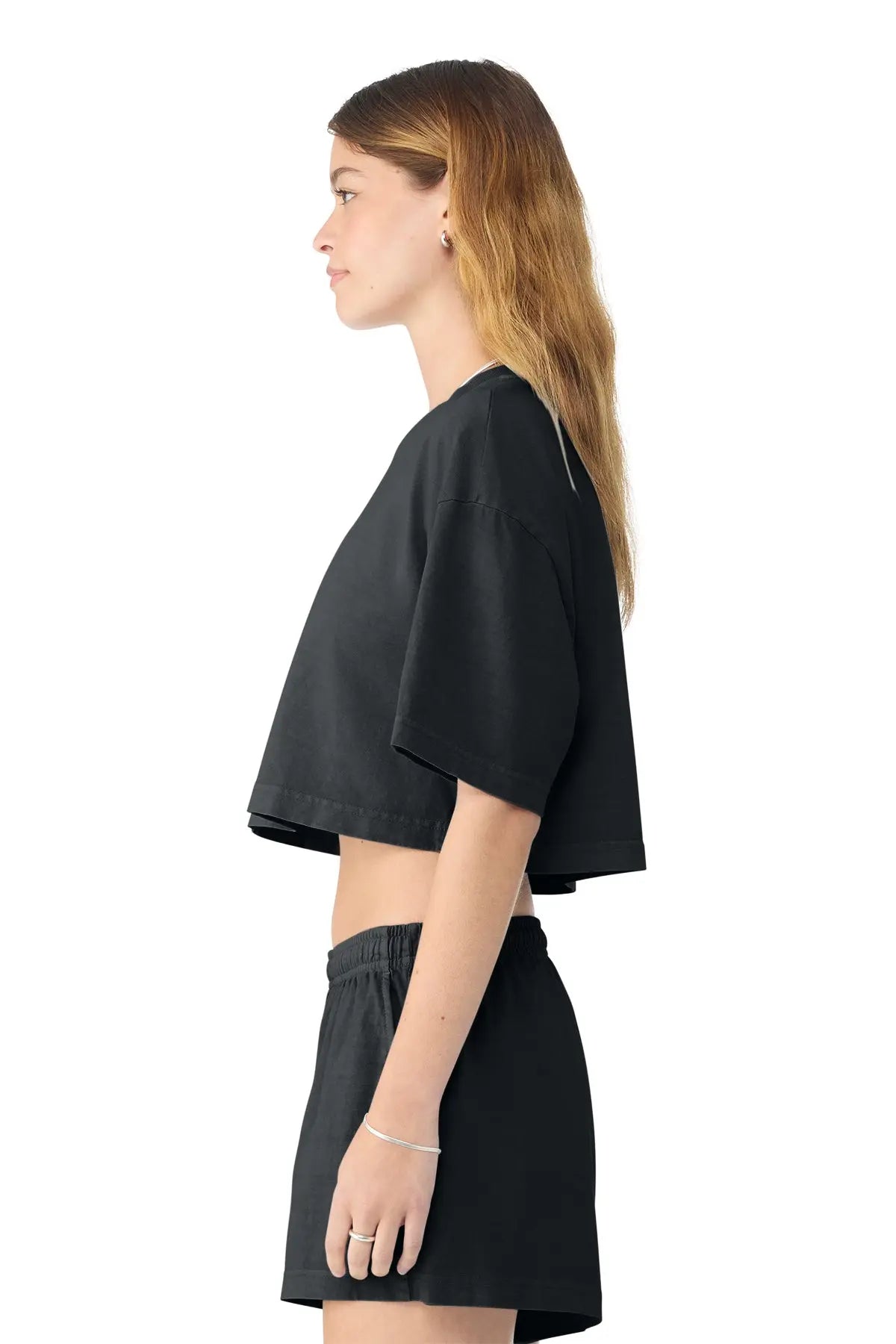 BELLA+CANVAS® Women’s Heavyweight Garment-Dyed Cropped Tee #BC6882GD