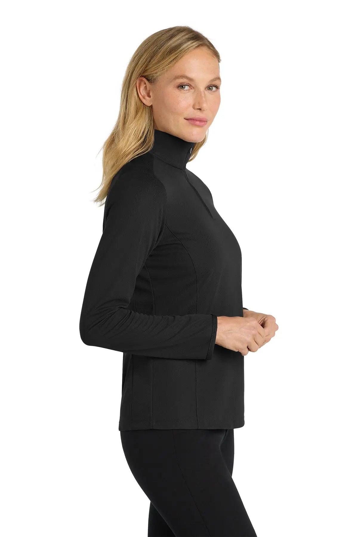 Port Authority® Women's Pinpoint Mesh 1/2-Zip #L806 Game Over Merch