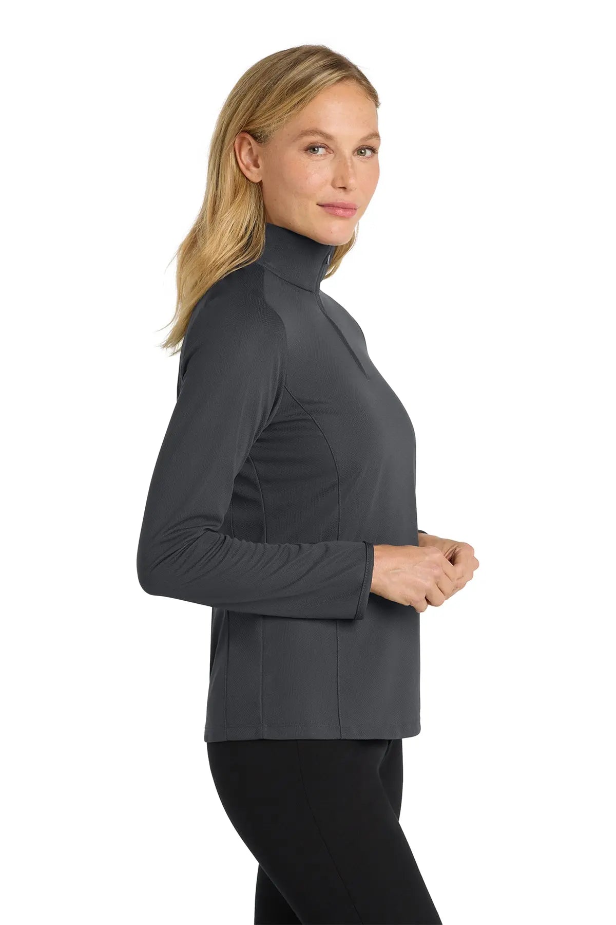 Port Authority® Women's Pinpoint Mesh 1/2-Zip #L806 Game Over Merch