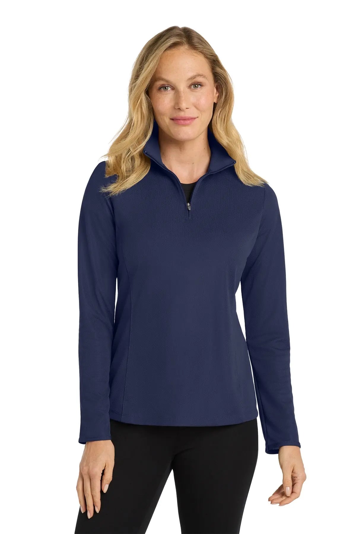 Port Authority® Women's Pinpoint Mesh 1/2-Zip #L806 Game Over Merch