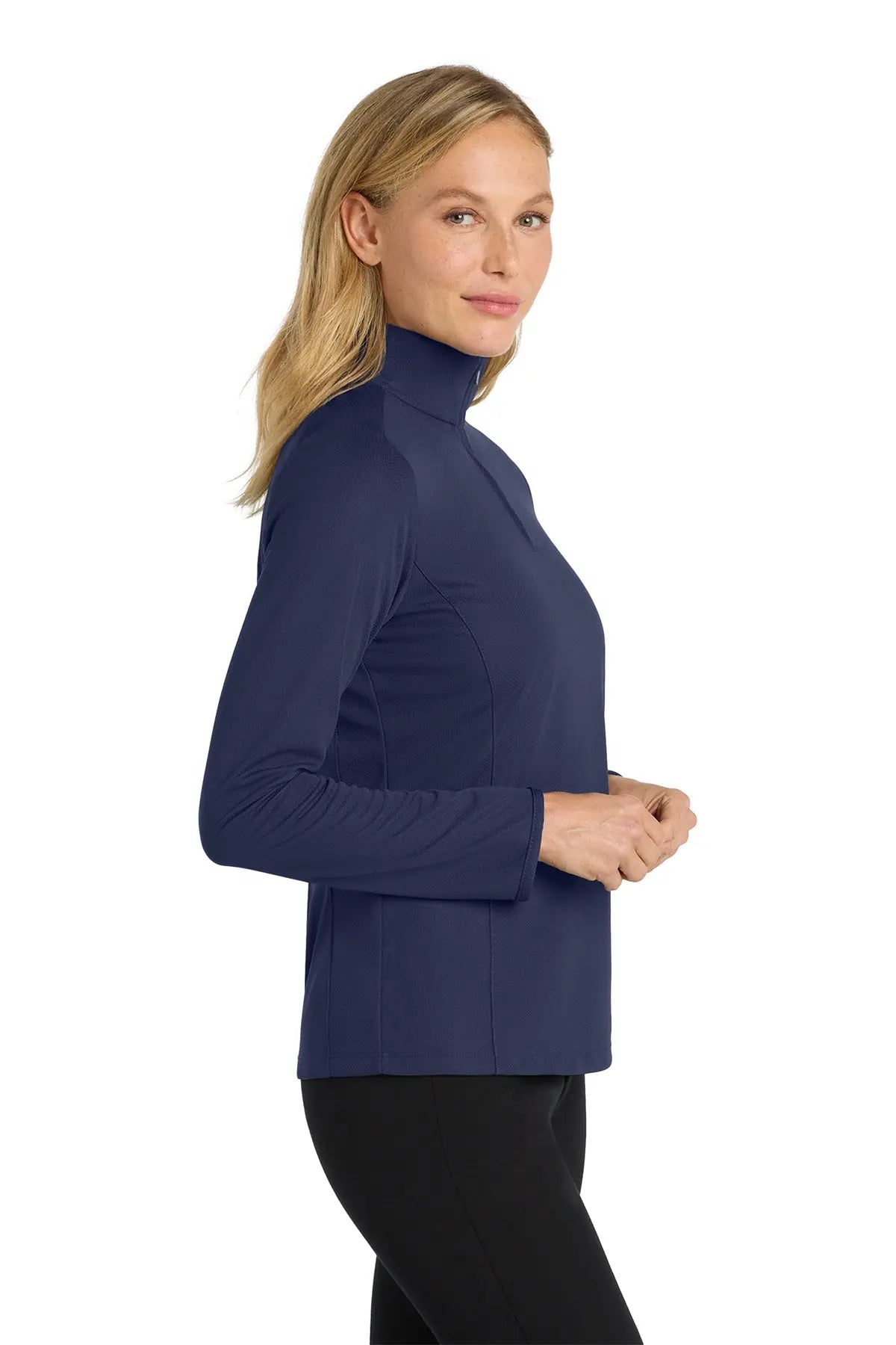Port Authority® Women's Pinpoint Mesh 1/2-Zip #L806 Game Over Merch