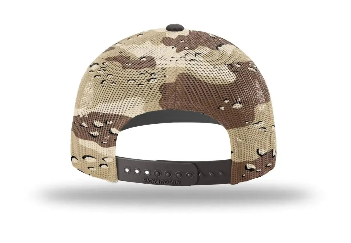 Richardson Printed Mesh Trucker #112PM Game Over Merch
